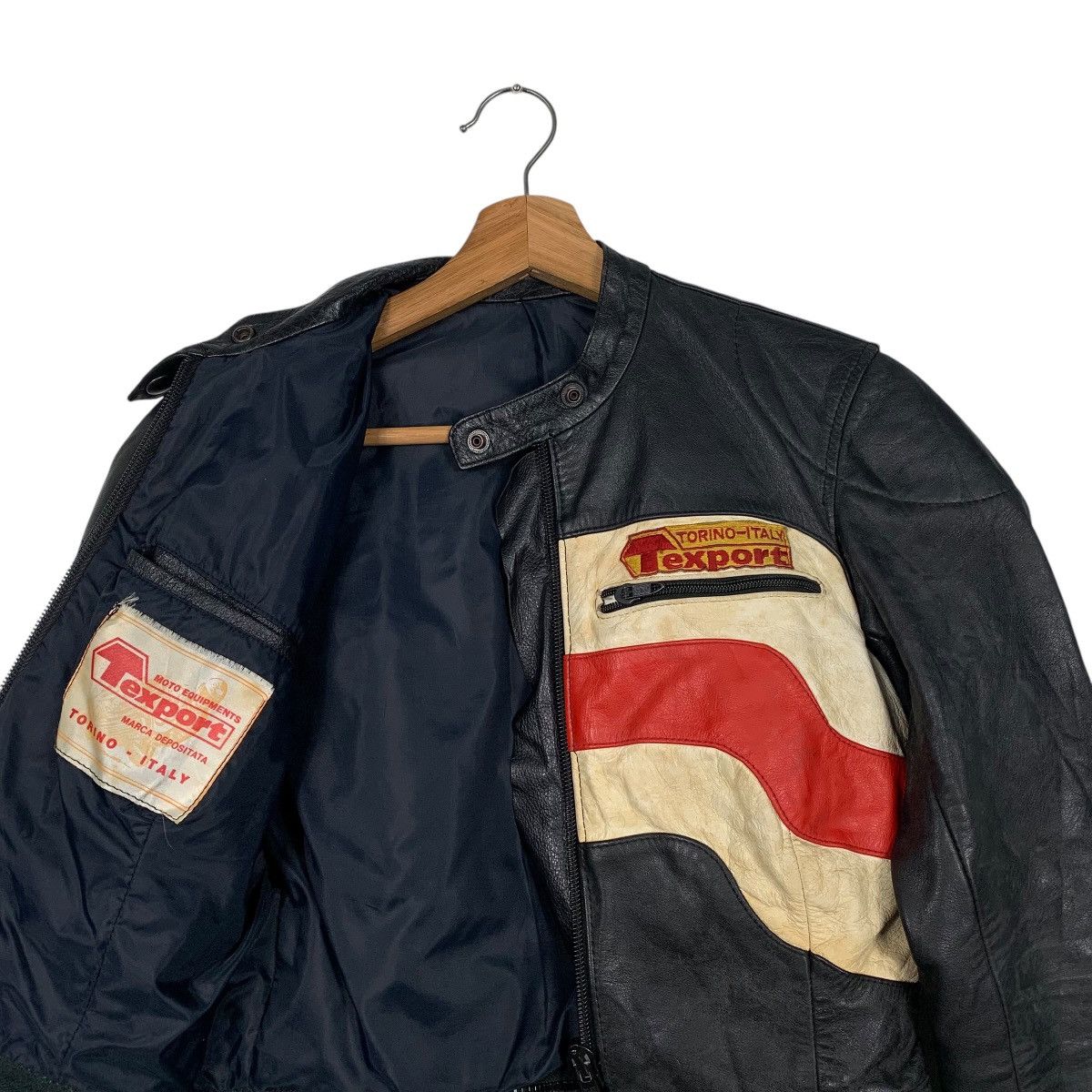 Sports Specialties Italian Texport Motorcycle Riding Leather Jacket Size XS / US 0-2 / IT 36-38 - 10 Thumbnail