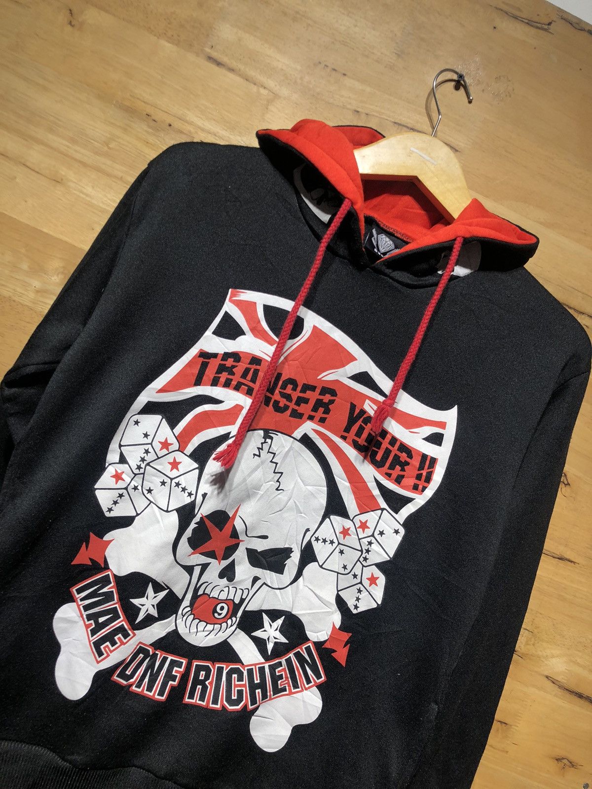 Hysteric Glamour × If Six Was Nine × Japanese Brand JAPANESE BEST TRANSER YOUR SKULL PUNK HOODIE Size US M / EU 48-50 / 2 - 2 Thumbnail