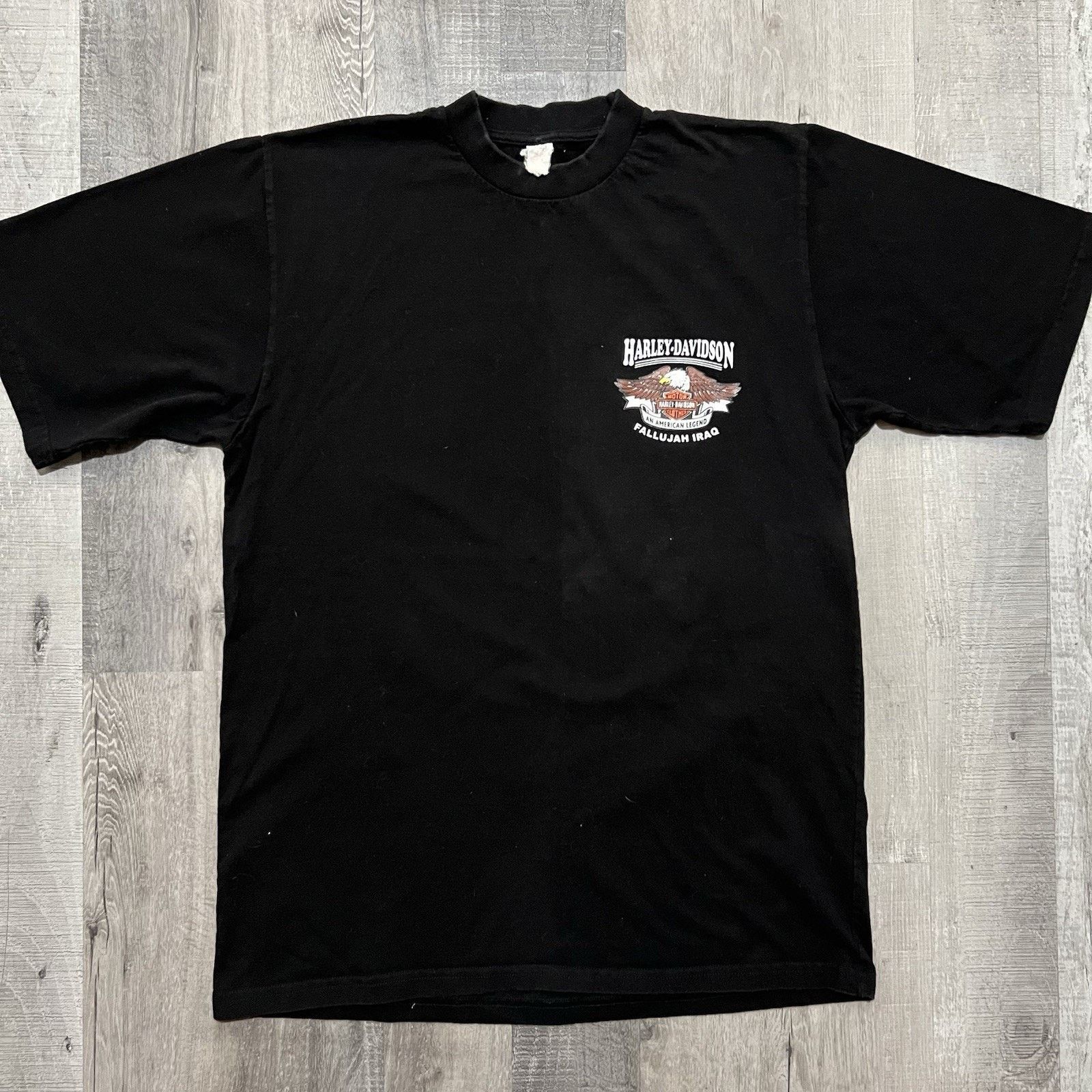 Vintage Harley-Davidson Fallujah Military Shirt Motorcycle Biker L Size US L / EU 52-54 / 3 - 1 Thumbnail