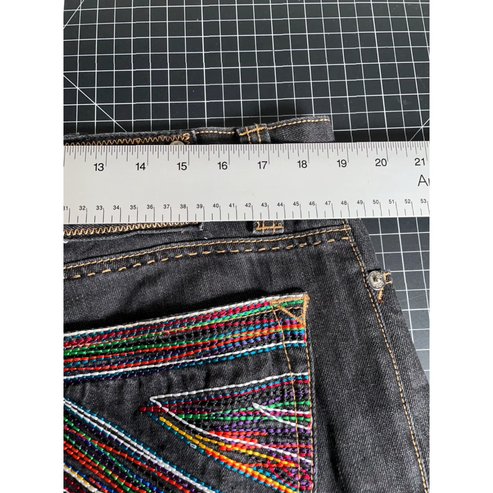 Coogi VINTAGE COOGI Baggy Fit Jeans Men's 38 x 33 Black Denim Embroidered Retro Hip Hop Size US 38 / EU 54 - 5 Thumbnail