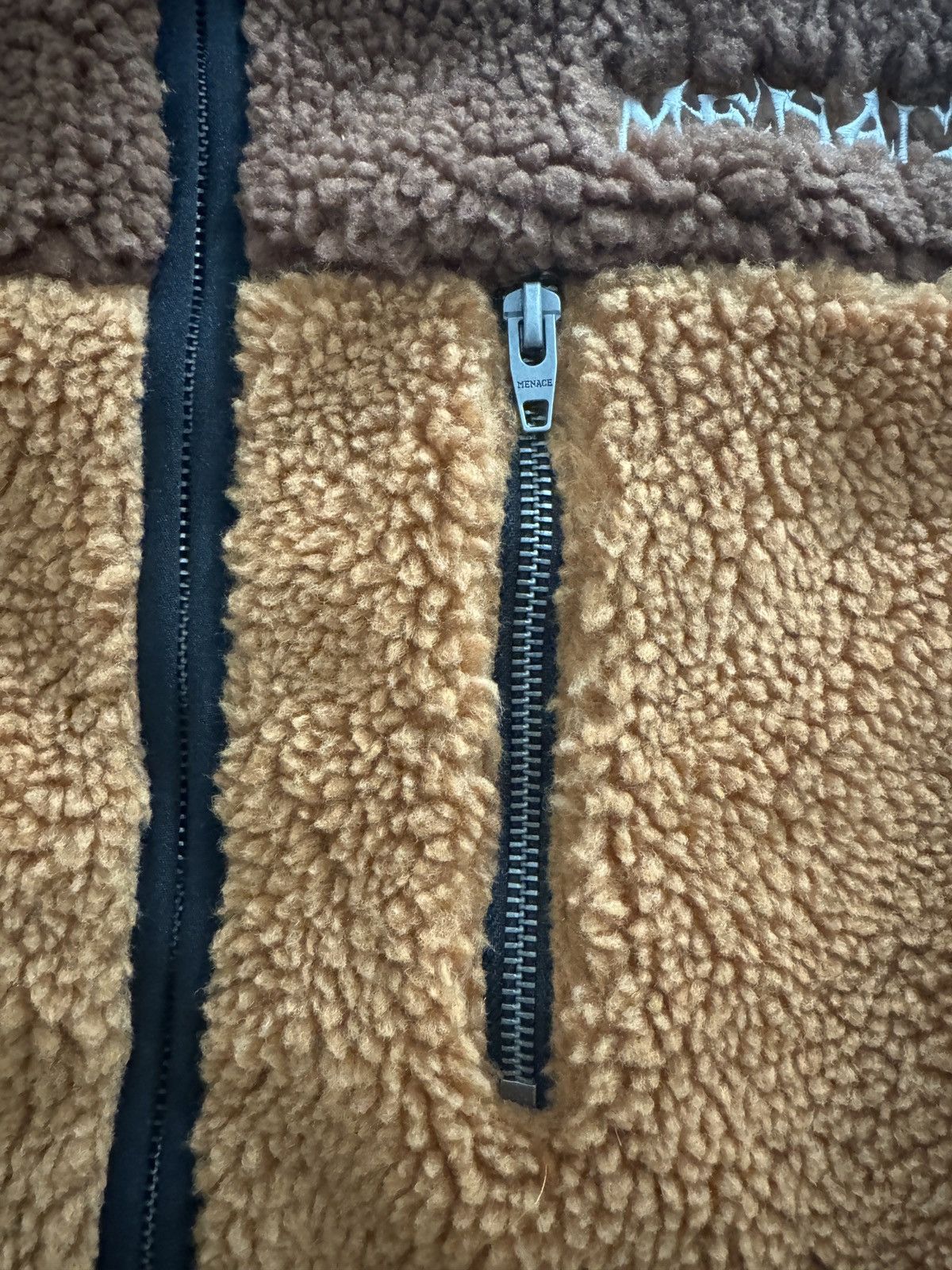 Menace Menace Orange Sherpa Fleece Jacket Size US M / EU 48-50 / 2 - 5 Thumbnail