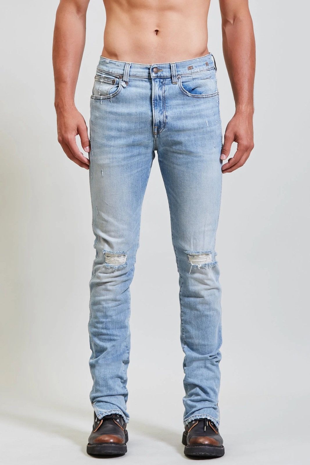 image of R13 Deacon Skate Jeans in Blue, Men's (Size 32)