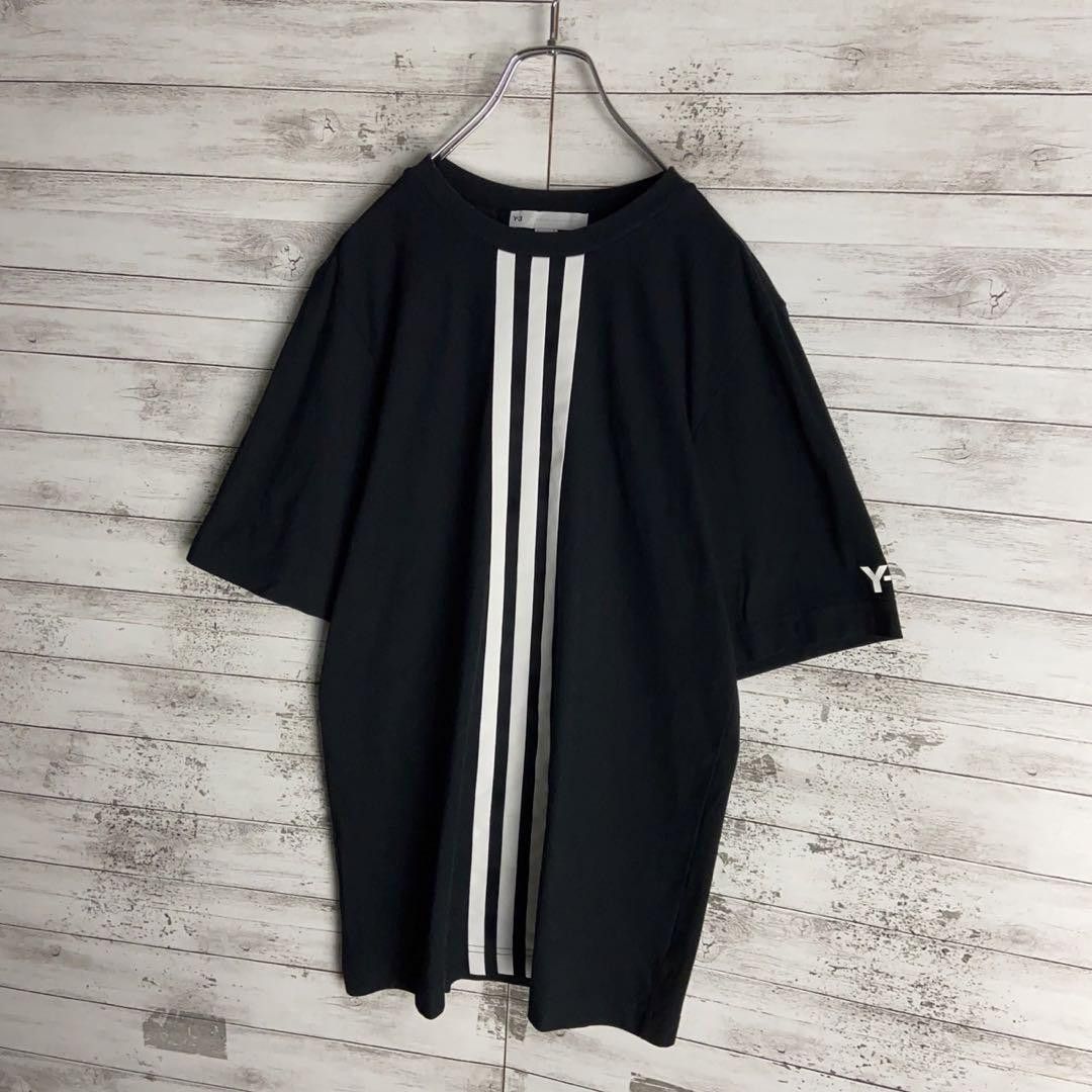 Yohji Yamamoto yohji yamamoto pour homme Y-3 one point logo striped t-shirt Size US L / EU 52-54 / 3 - 3 Thumbnail