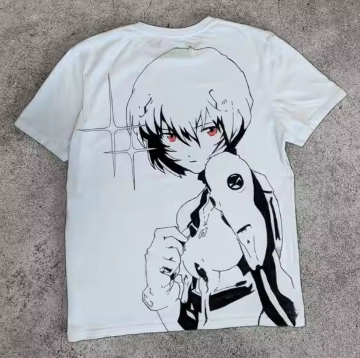 Japanese Brand Streetwear Y2K Robot Line Minimalist Art Good Print TShirt Size S / US 4 / IT 40 - 1 Thumbnail