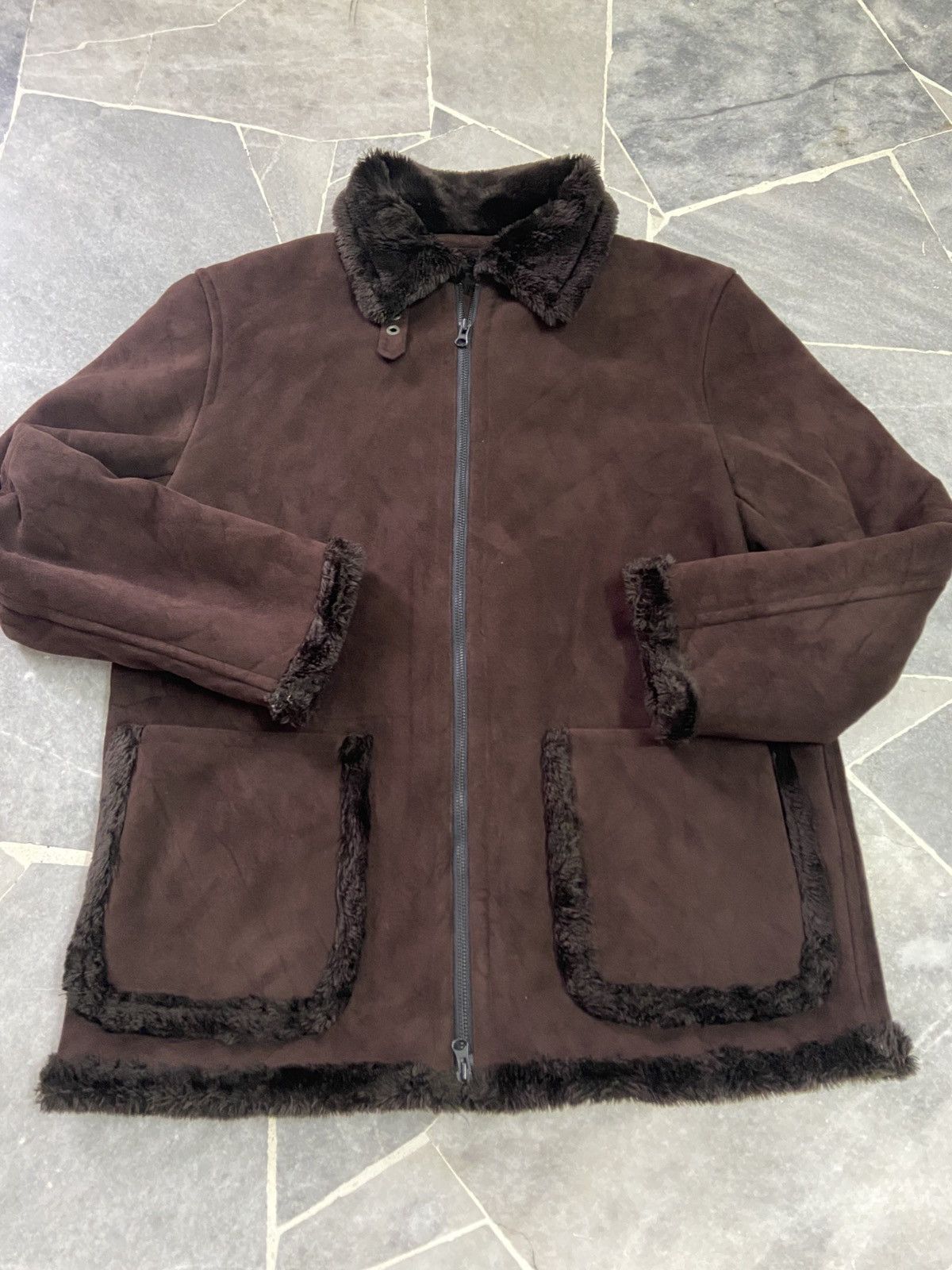If Six Was Nine PPFM Velvet Shearling Parka Heavy Jacket Size US M / EU 48-50 / 2 - 1 Thumbnail