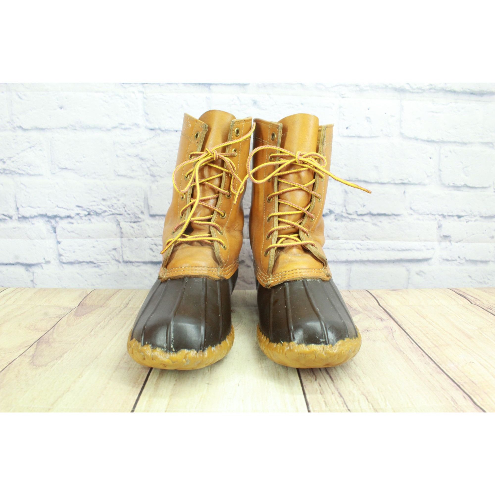 L.L. Bean Vintage LL Bean Women's Maine Hunting Shoe Unlined Duck Boot Size US 9 / IT 39 - 4 Thumbnail