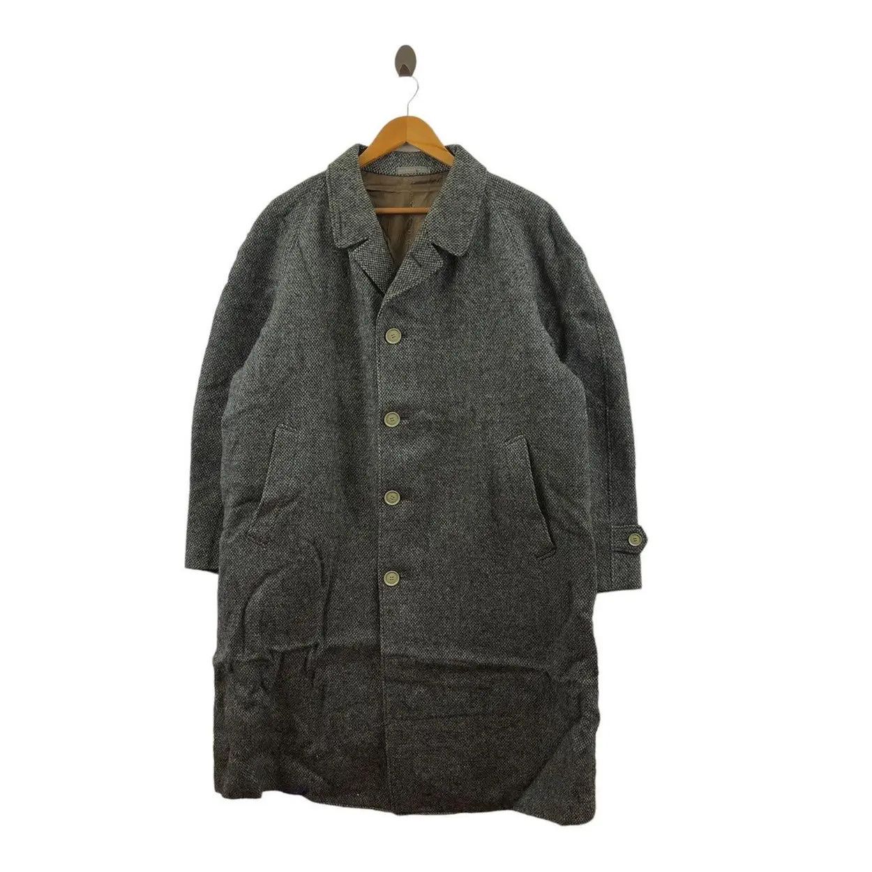 Harris Tweed Vintage HARRIS TWEED Trench Coat Parka Jacker Windbreaker Size US XL / EU 56 / 4 - 1 Thumbnail