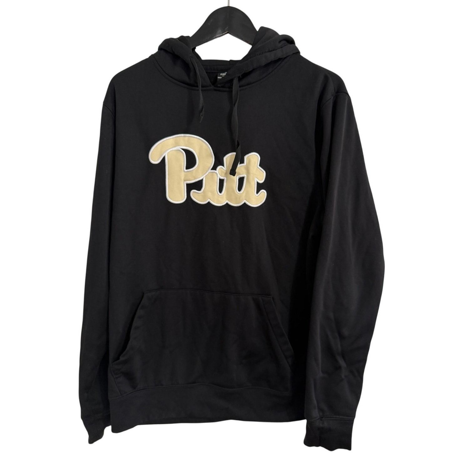 Colosseum Athletics Pitt Panthers Black and Gold Hoodie Sweatshirt Size Medium Size US M / EU 48-50 / 2 - 1 Thumbnail