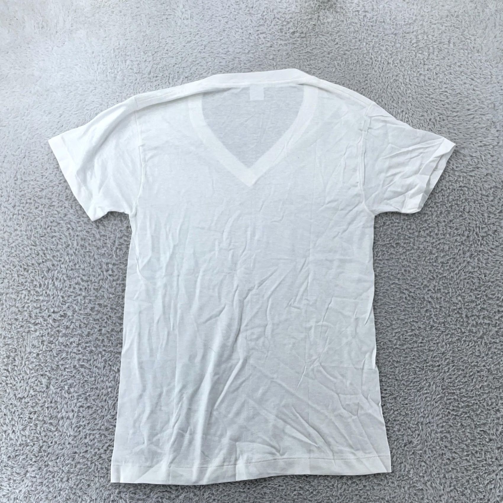 Jockey VINTAGE Jockey Power Knit V-Neck Shirt Mens XS White Undershirt Blank Tee Made in USA Size US XS / EU 42 / 0 - 5 Thumbnail