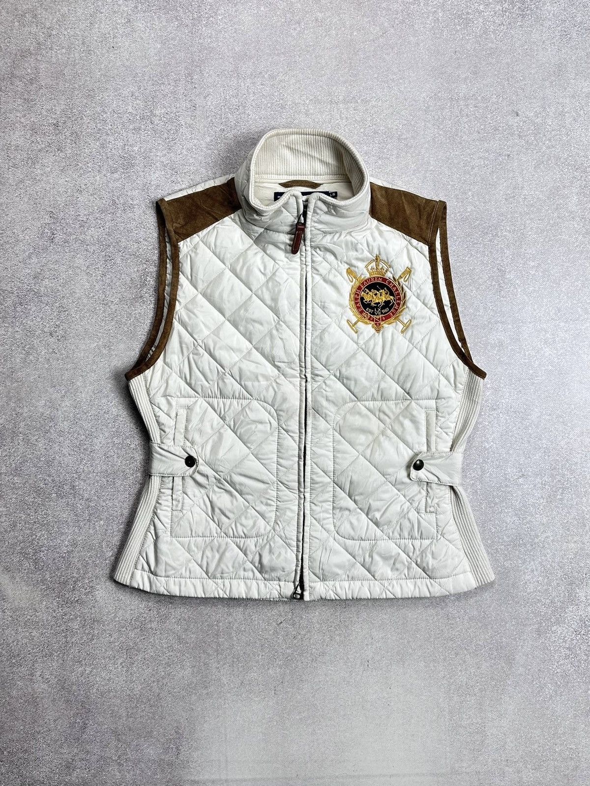 Polo Ralph Lauren Vintage Polo Ralph Lauren Sport Womans Plaid Vest L Size L / US 10 / IT 46 - 1 Thumbnail