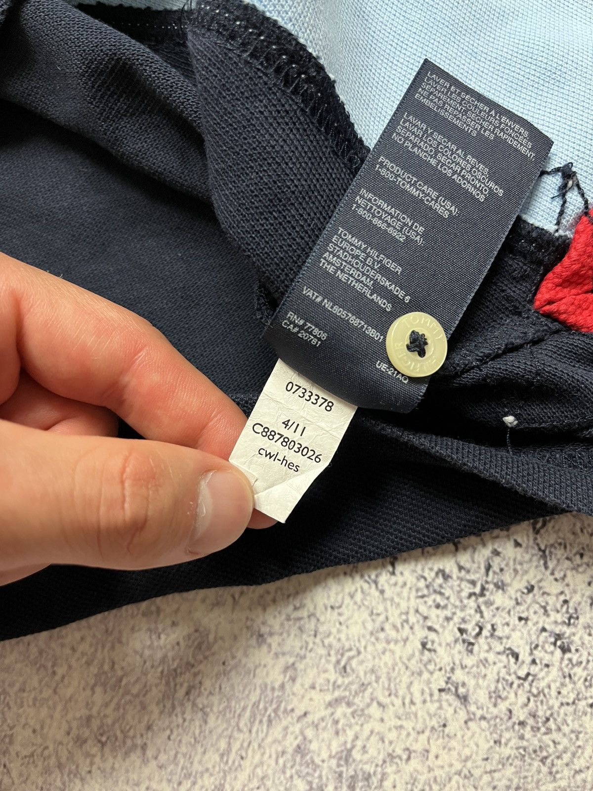 Tommy Hilfiger × Vintage Chief Keef Style #8 Tommy Hilfiger Big Logo Rugby Polo Shirt Size US M / EU 48-50 / 2 - 8 Thumbnail