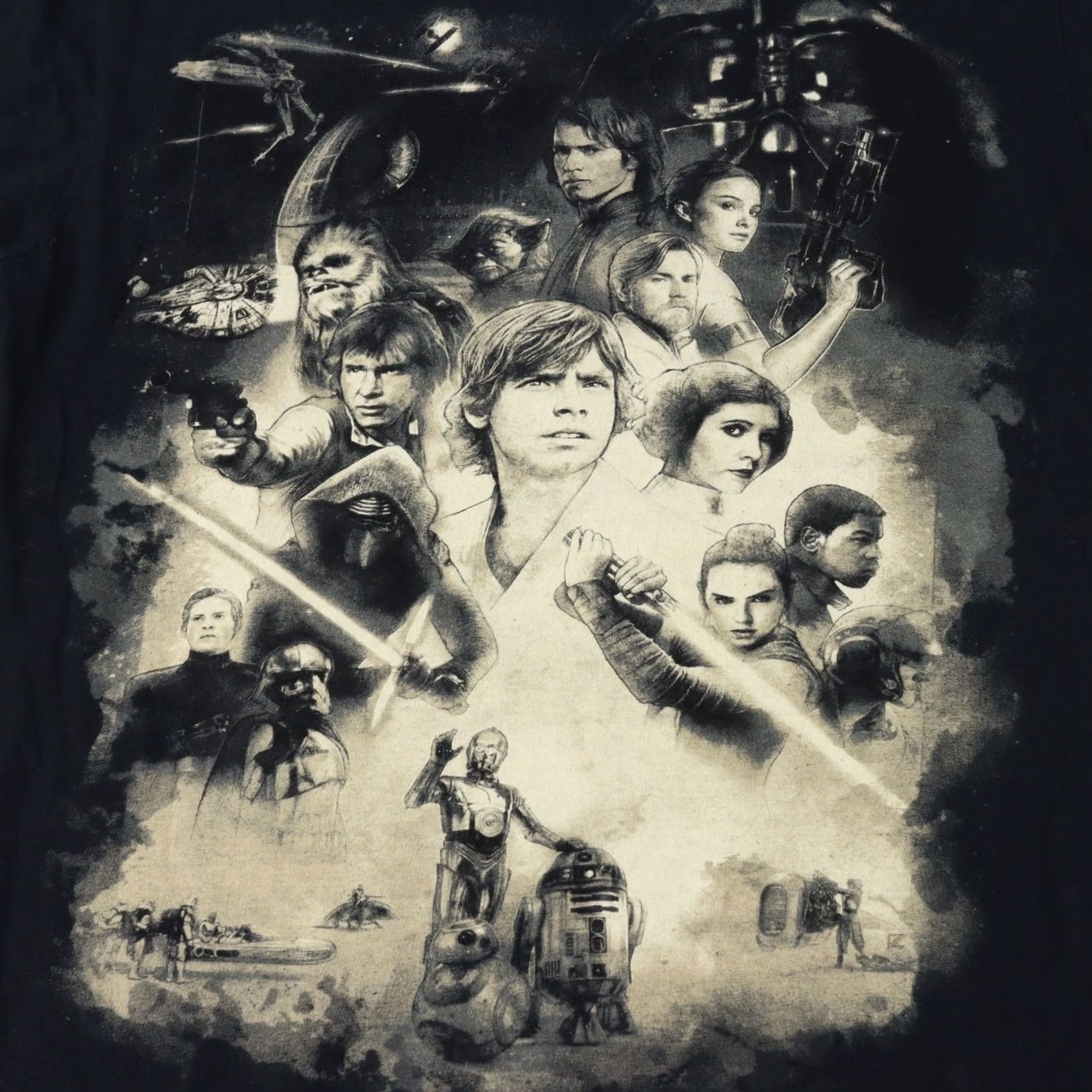 Disney Star Wars Celebration Orlando 2017 40th Anniversary Black T Shirt Men's Medium Size US M / EU 48-50 / 2 - 2 Thumbnail