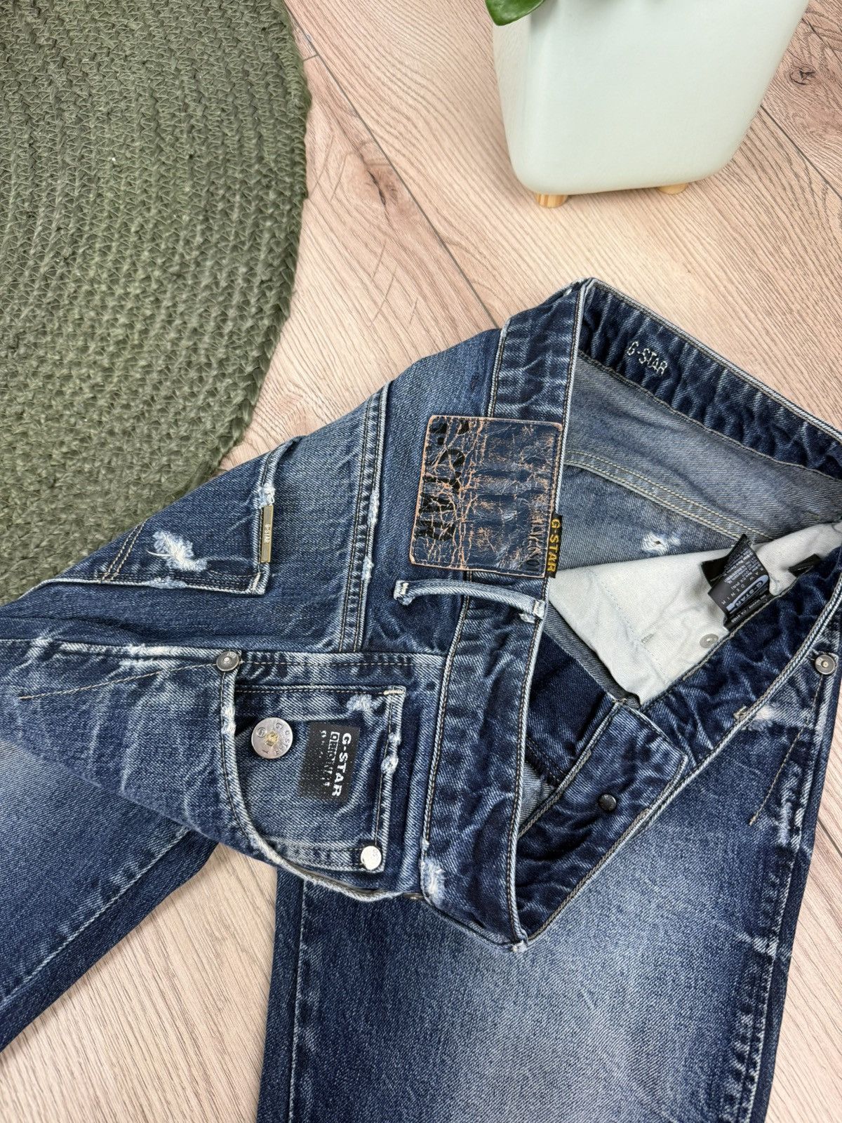 G-Star × Vintage 32/32 Vintage Distressed G-Star Arc Raw 96 Jeans Denim Pants Size US 32 / EU 48 - 8 Thumbnail