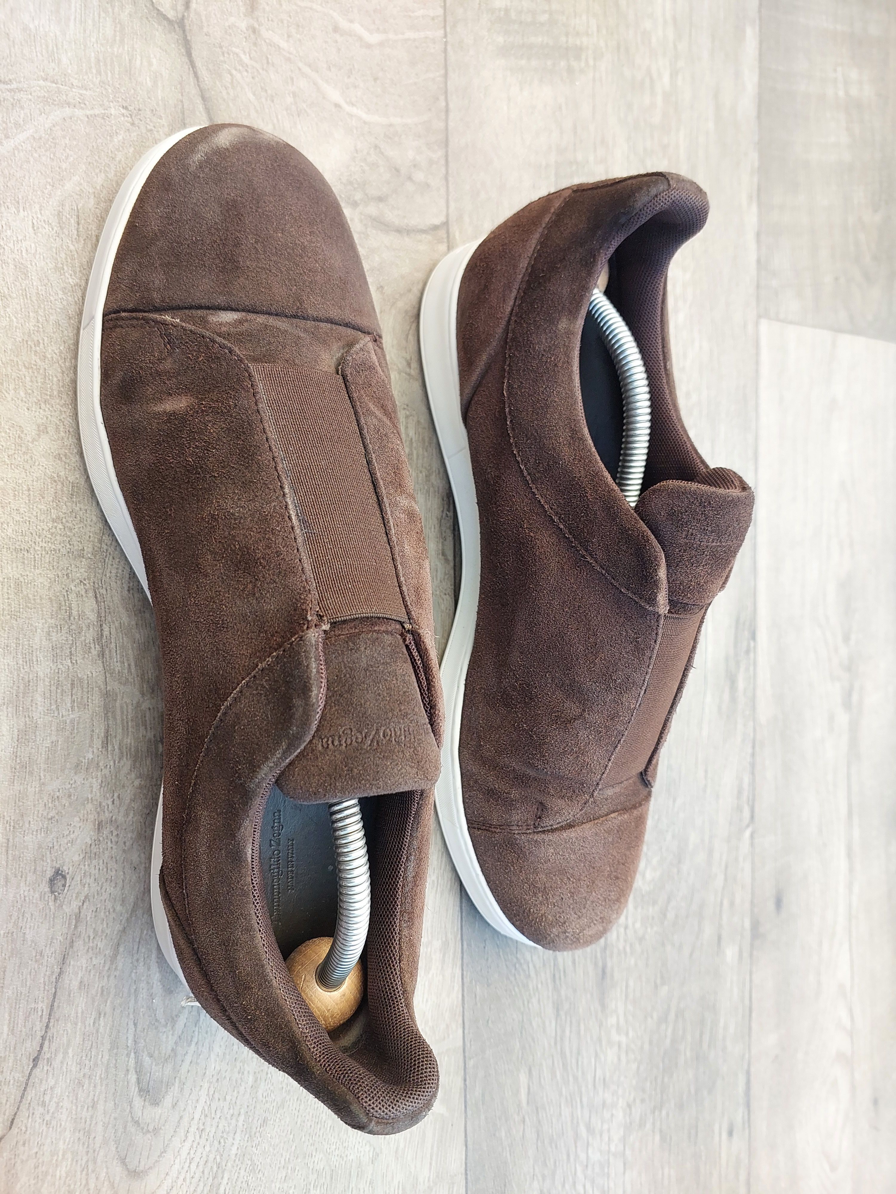 Ermenegildo Zegna Zegna Triple Stitch slip-on sneakers Size US 9.5 / EU 42-43 - 4 Thumbnail