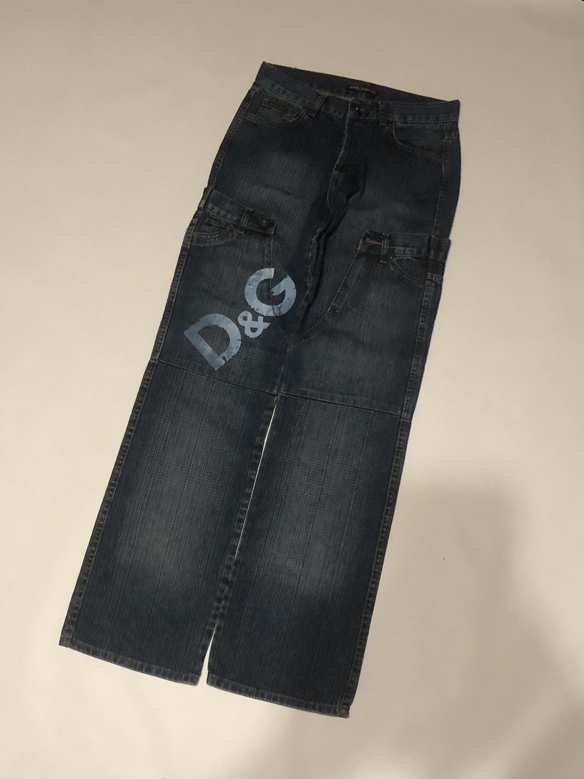 Dolce & Gabbana Vintage Dolce & Gabbana multi pocket jeans Size US 31 - 1 Thumbnail