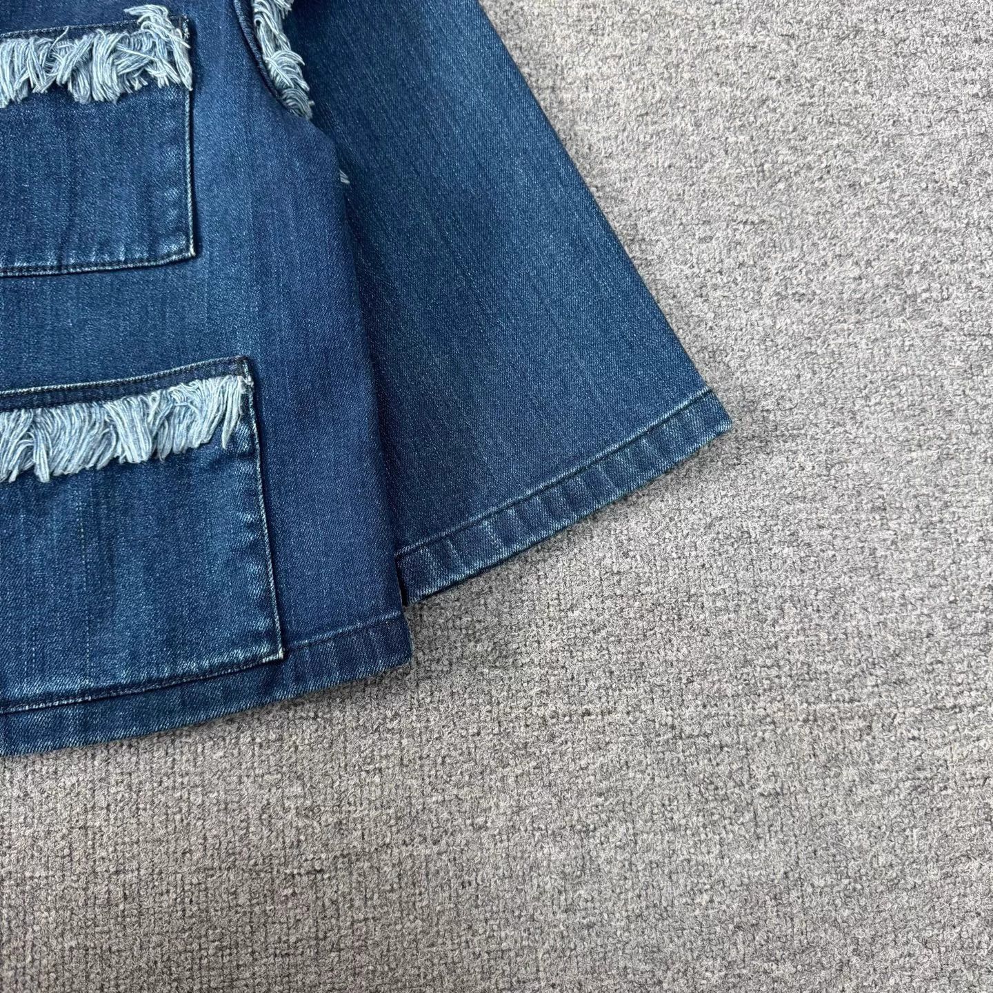 Louis Vuitton LV Runway Tassel Denim Jacket 38 98 New Size S / US 4 / IT 40 - 4 Thumbnail
