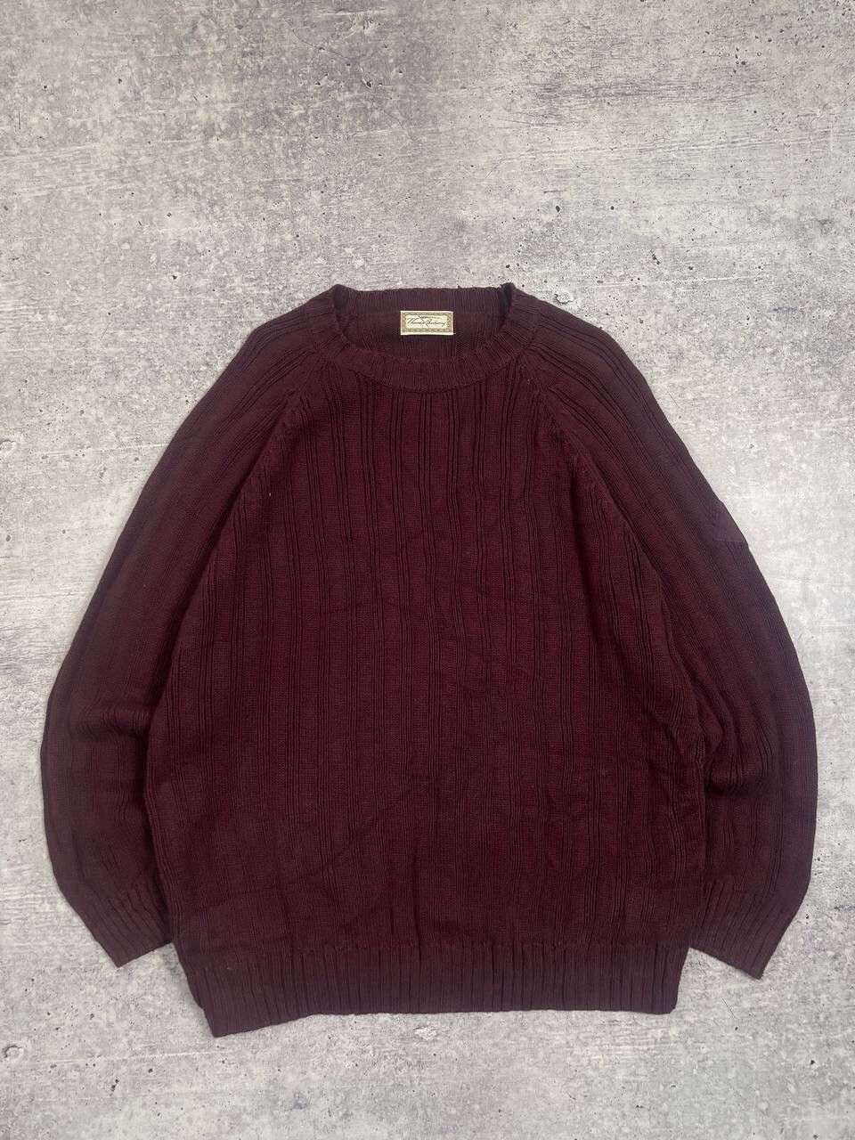 Burberry Vintage Thomas Burberry Cotton Knitted Sweater Y2K Size US XL / EU 56 / 4 - 1 Thumbnail
