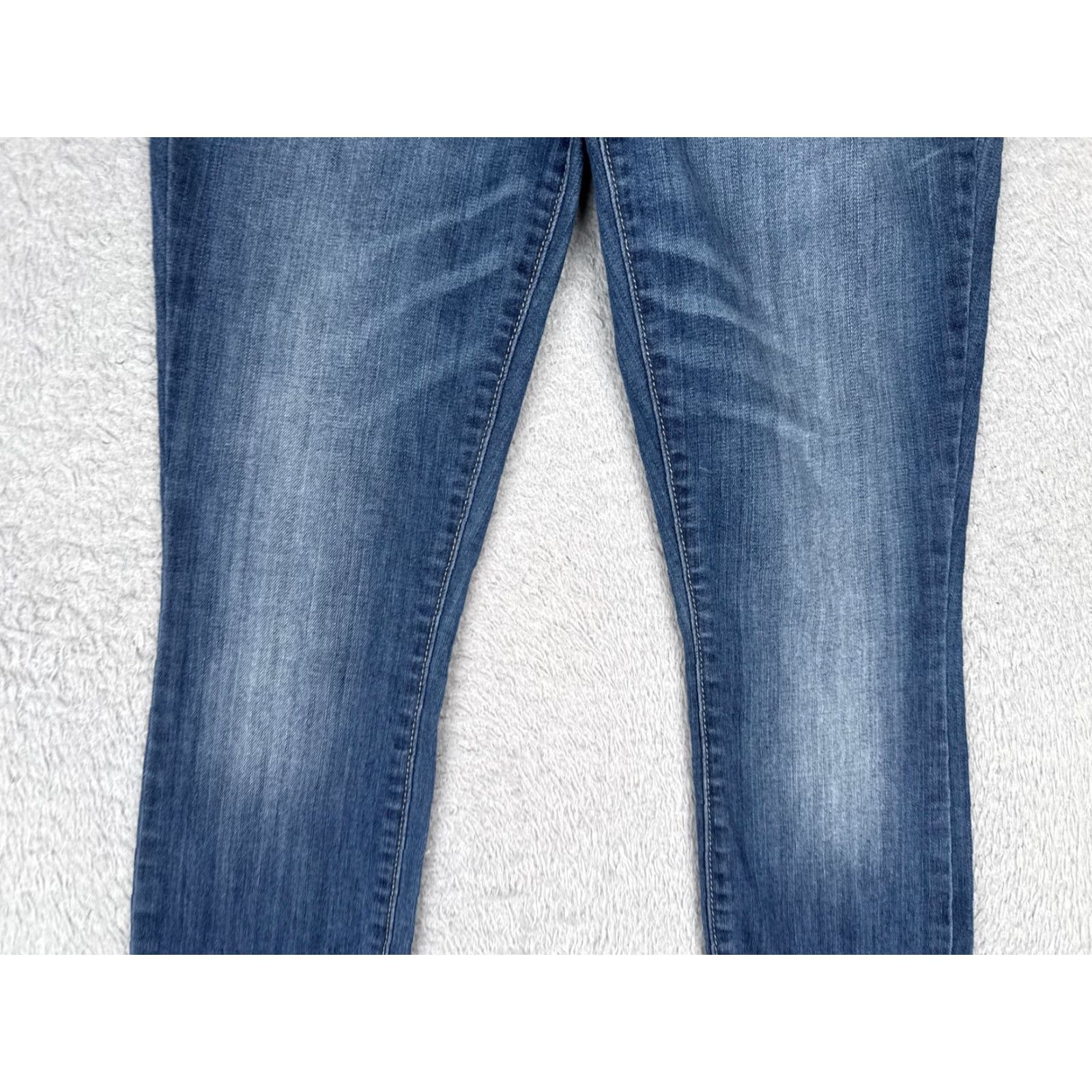 CO Bullhead Denim Co Skinny Jeans Juniors 3 Blue Low Rise Stretch Ankle Denim 25x27 Size 26" / US 2 / IT 38 - 3 Thumbnail