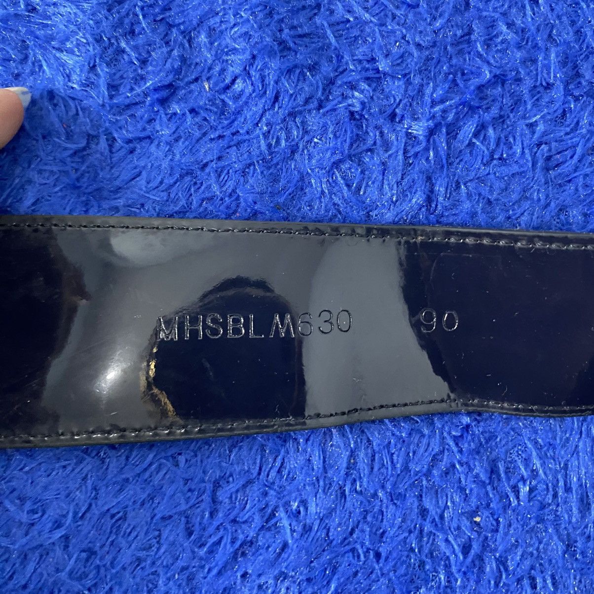 Japanese Brand Black wide belts Size ONE SIZE - 5 Thumbnail
