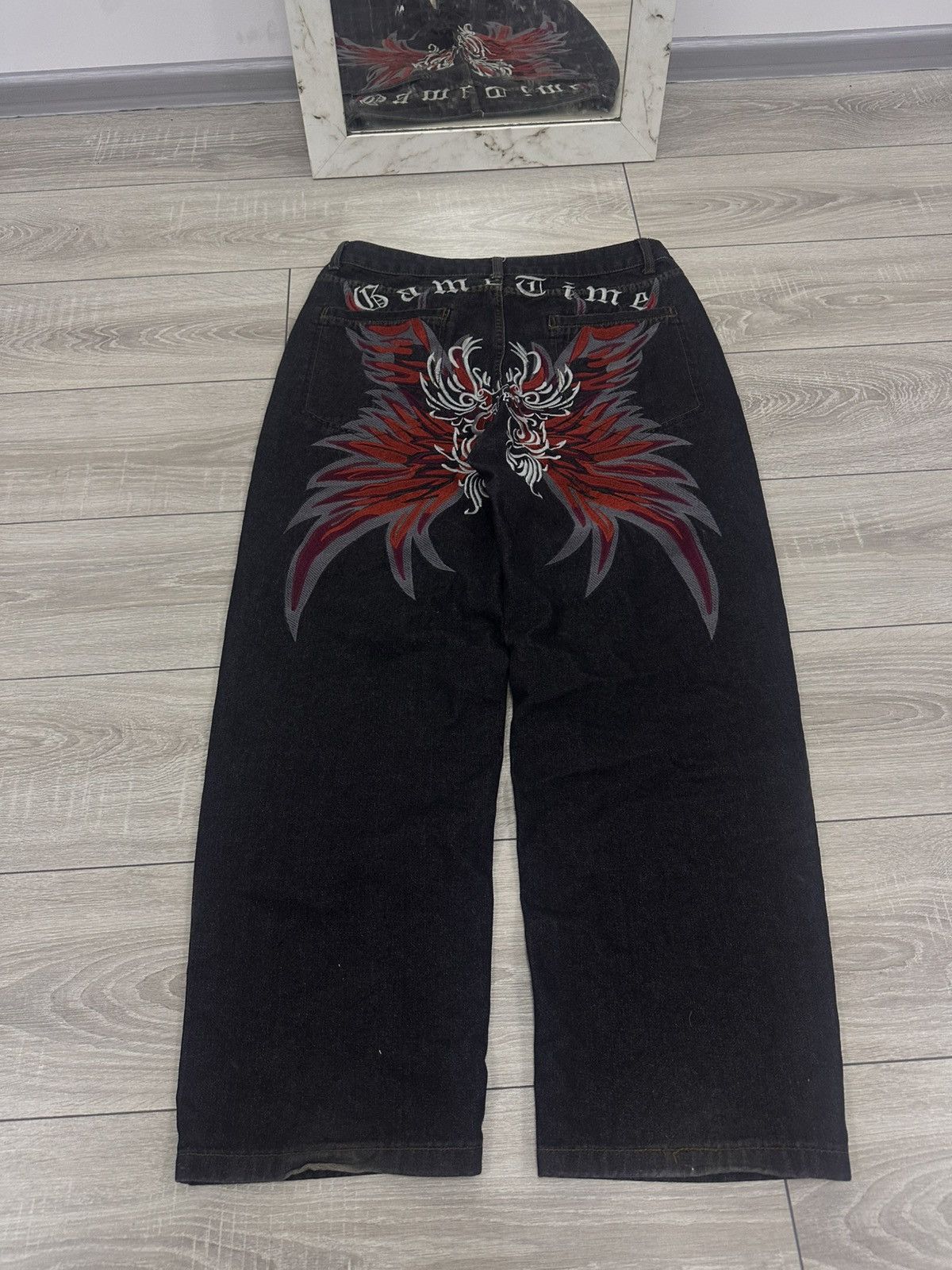Affliction Baggy Y2K Rap Affliction Style Jeans Size US 32 / EU 48 - 3 Thumbnail