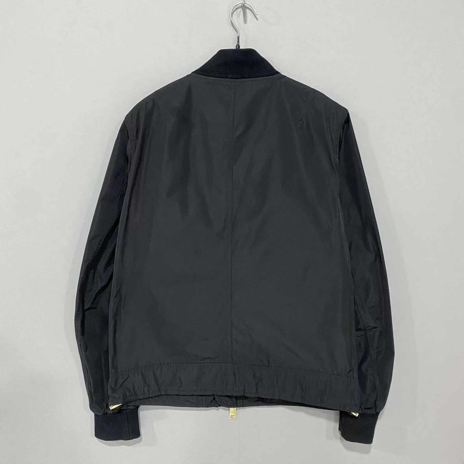 Burberry Burberry Black Logo Flight Jacket 95 New 48 Small Hole Size US M / EU 48-50 / 2 - 3 Thumbnail