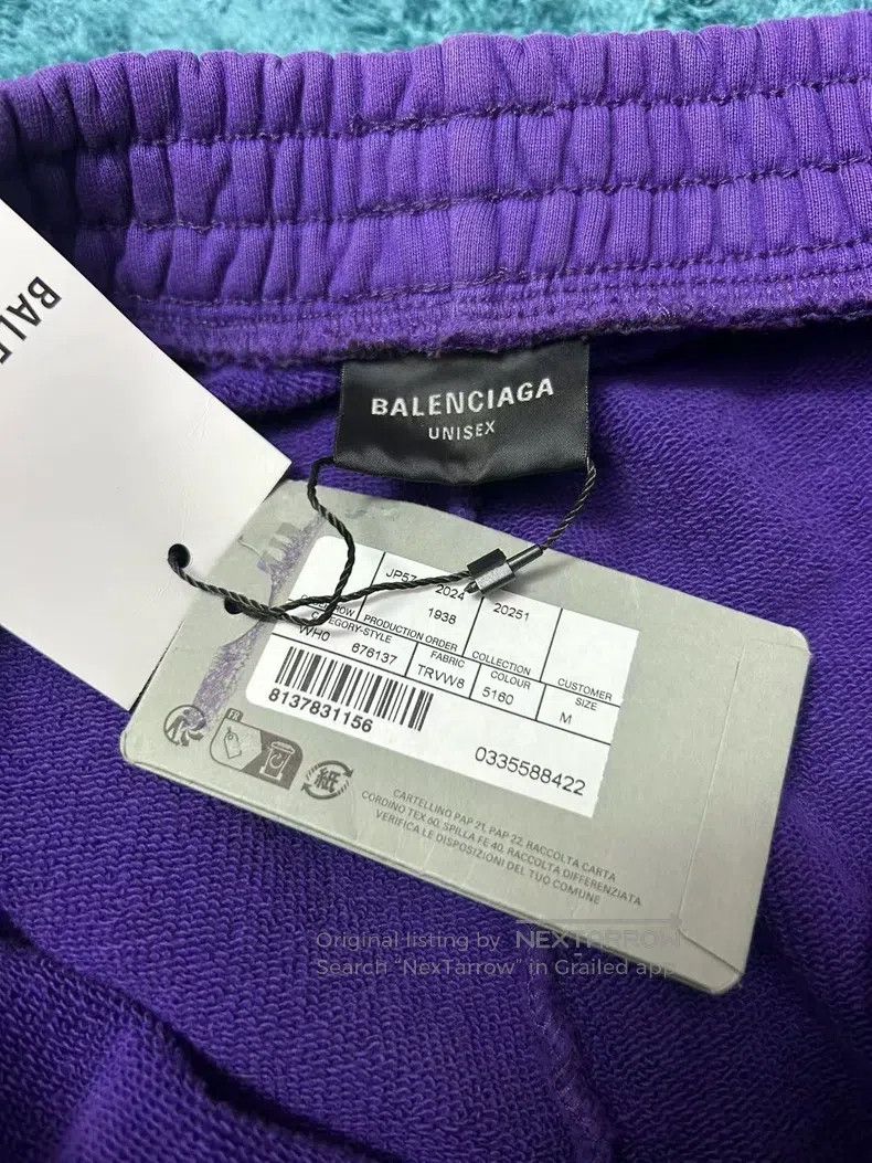 Balenciaga Balenciaga size M Embroidered Single Ring Cotton Short Pan Size US 27 - 5 Thumbnail