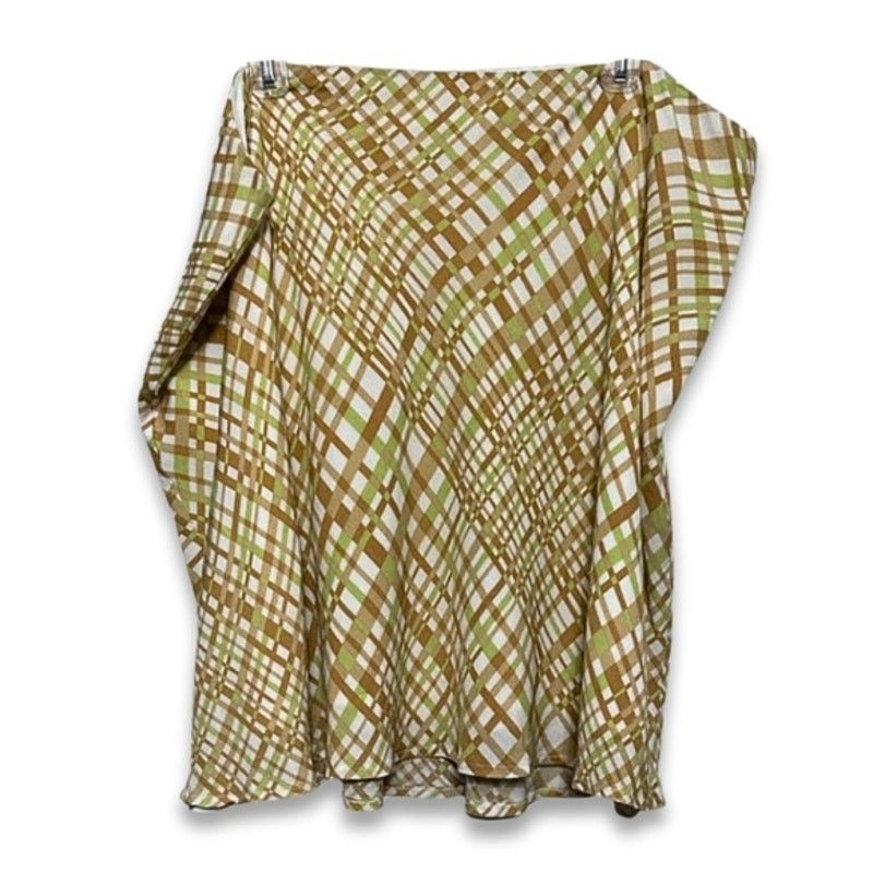 BP. BP. Straight Skirt Knee Length Zipper Plaid Multi 3X NWOT Size 42" / US 20 - 1 Thumbnail
