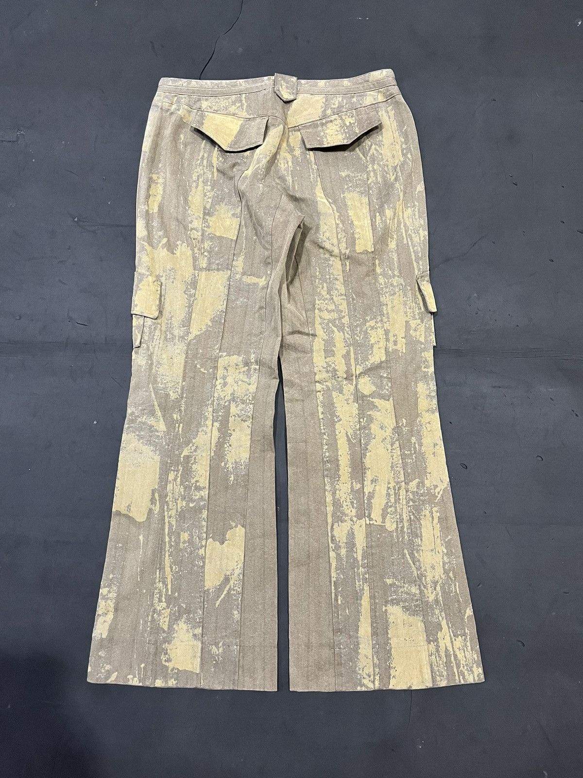 Vintage 💸BINDINGOFFER💸Ablovo archive flared pants Size 29" - 2 Thumbnail
