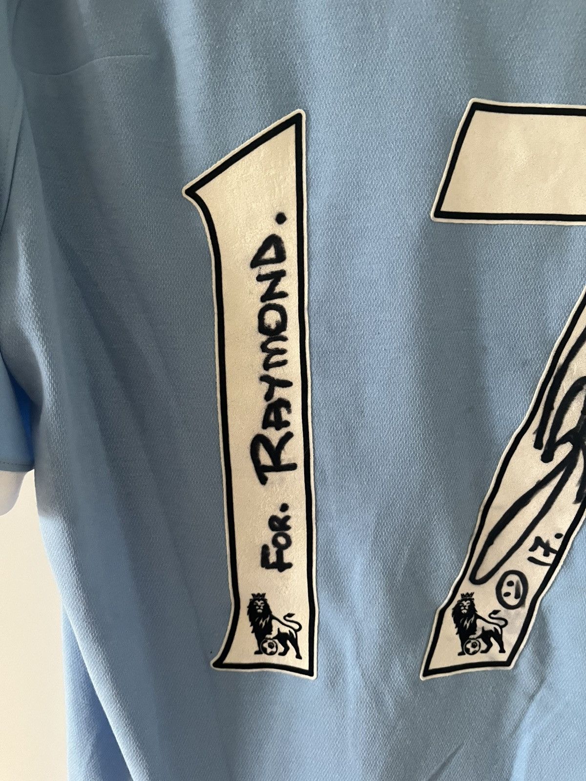 Manchester City umbro 2010/2011 domowa Boateng z autografem — zdjęcie 2