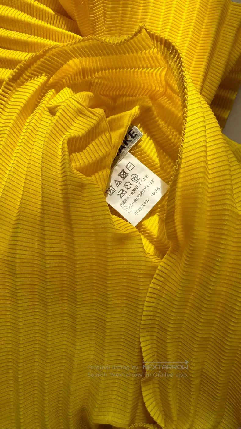 Issey Miyake Issey Miyake Yellow Stripe Top Size M / US 6-8 / IT 42-44 - 4 Thumbnail