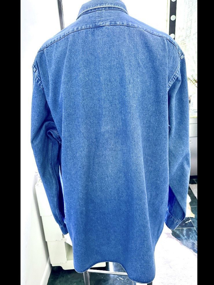 Polo Ralph Lauren VINTAGE 1990s POLO RALPH LAUREN COTTON HEAVY DENIM SHIRT XL Size US XL / EU 56 / 4 - 5 Thumbnail