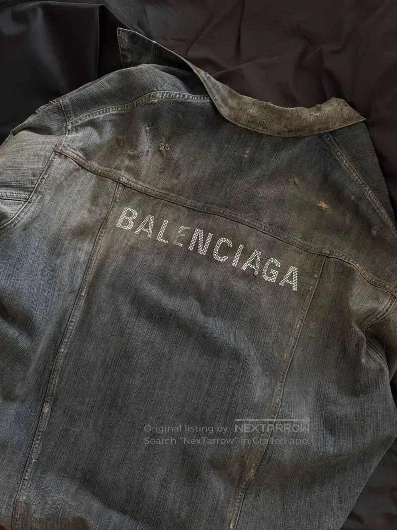 Balenciaga Balenciaga Denim Jacket Size US S / EU 44-46 / 1 - 6 Thumbnail