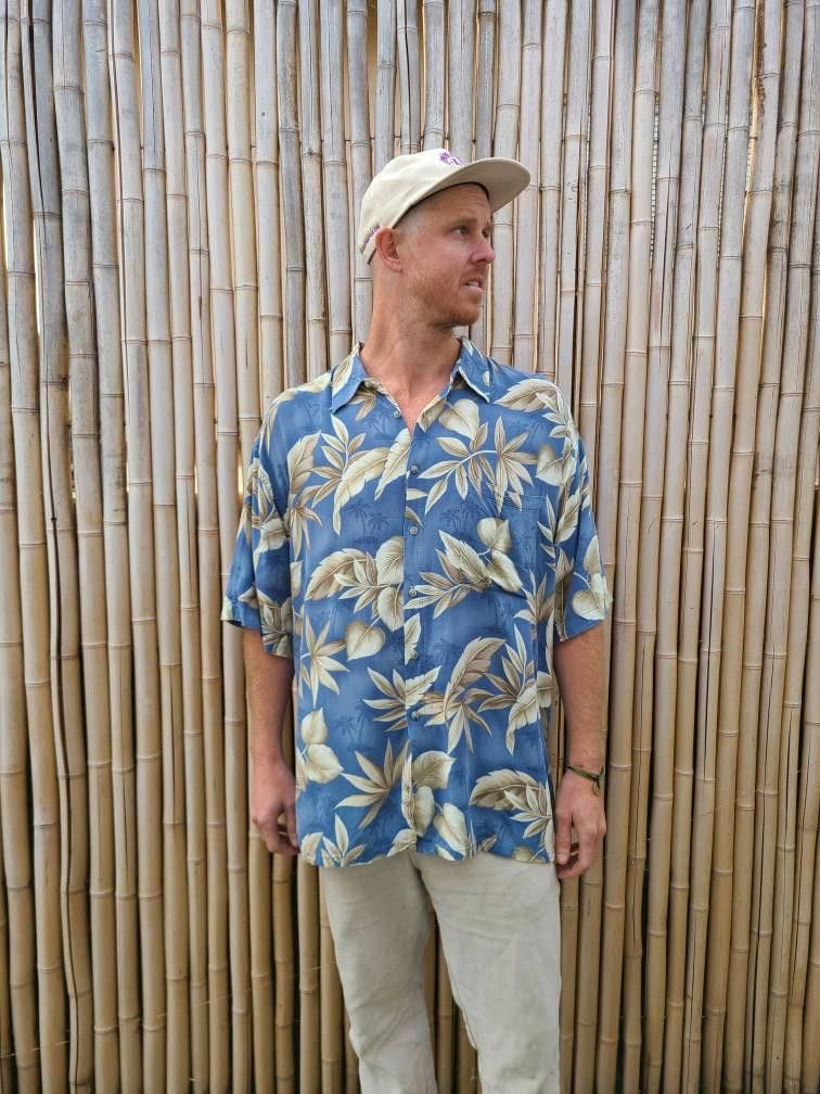 Designer Vintage Mens Party Button 90s relaxed button down up Floral Size US M / EU 48-50 / 2 - 2 Thumbnail
