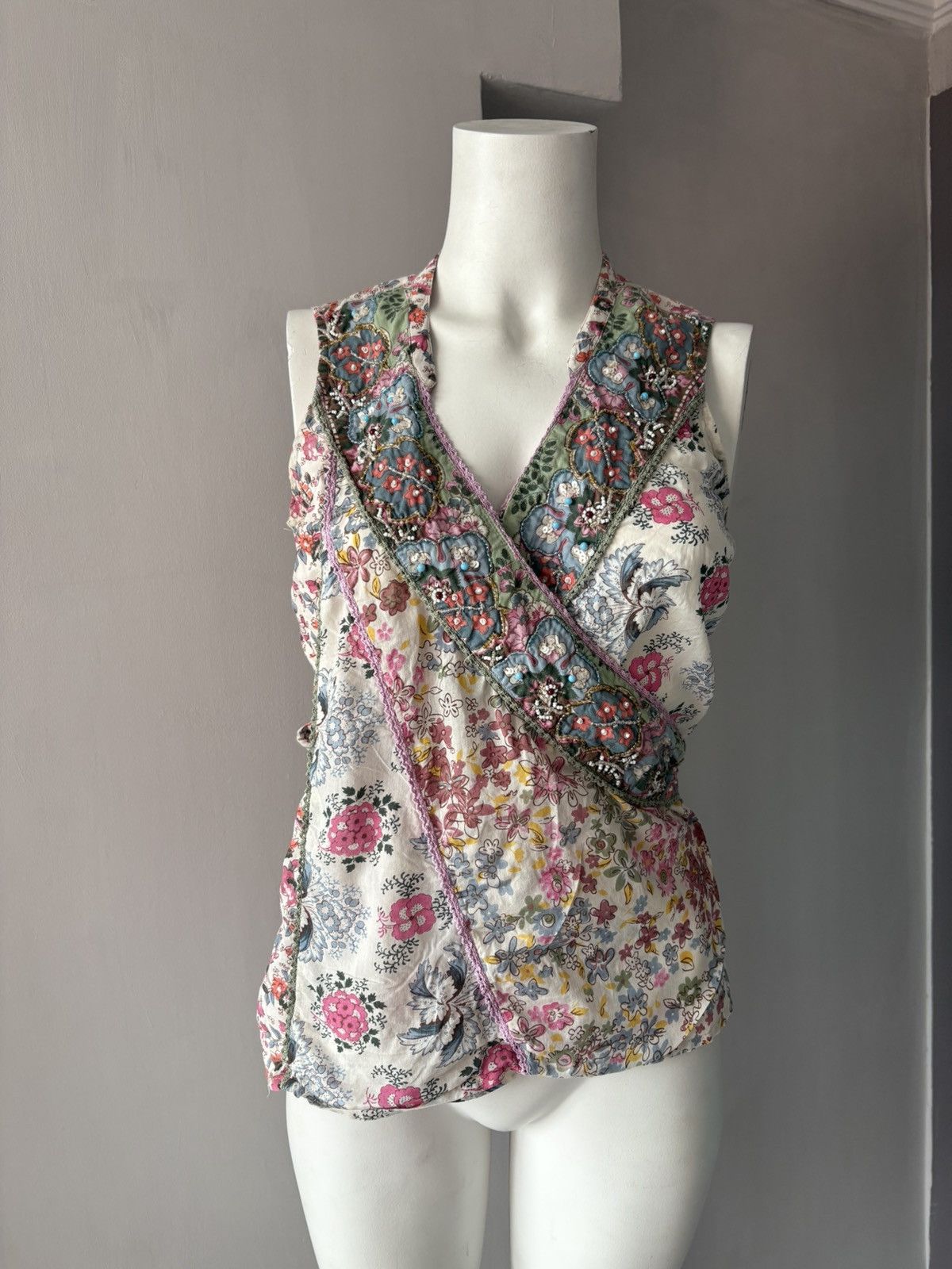 Vintage y2k Derhy blouse Size L / US 10 / IT 46 - 2 Thumbnail