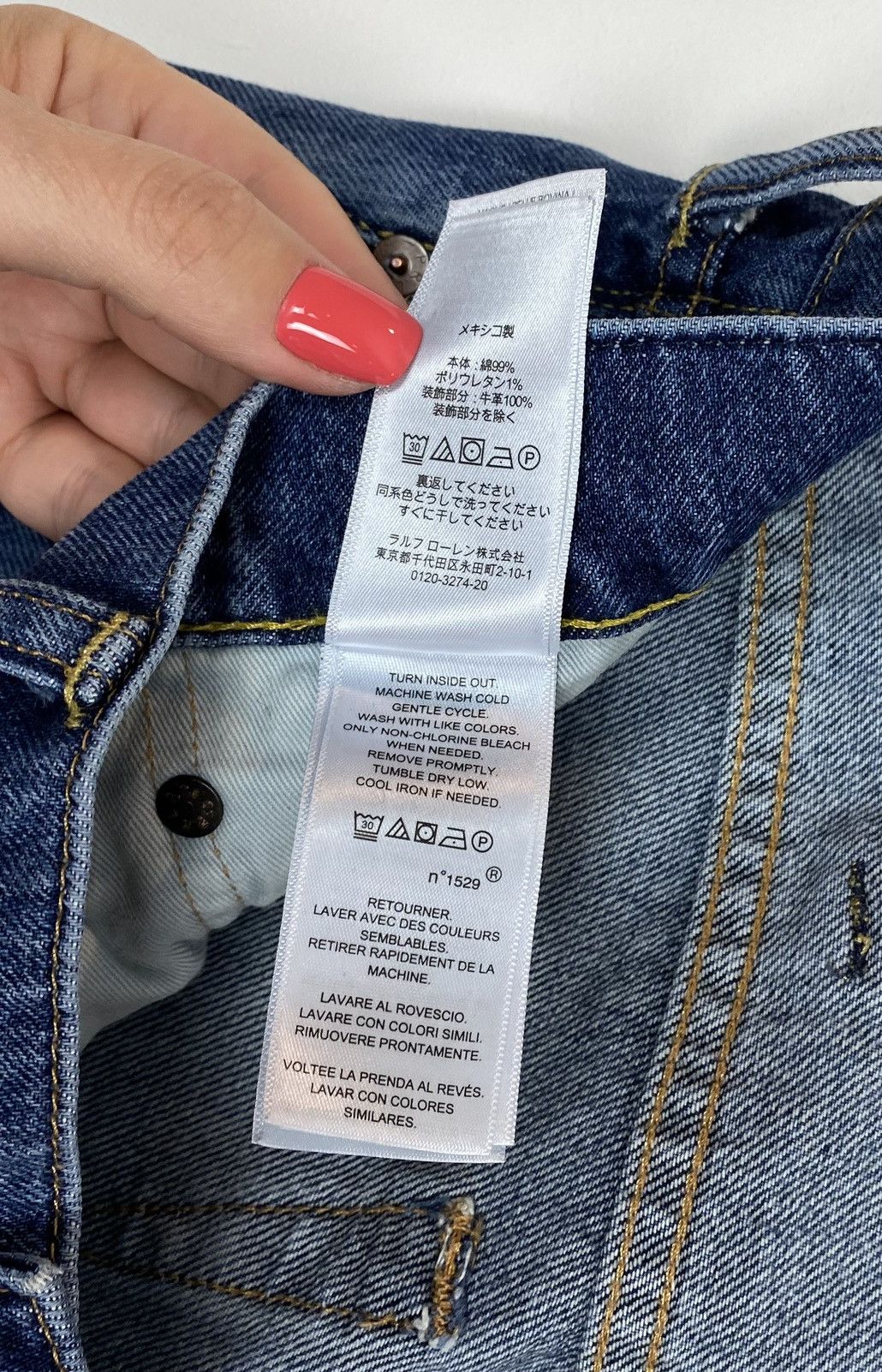 Polo Ralph Lauren Polo Ralph Lauren The Sullivan Denim Jeans Size 38/34 Blue Size US 38 / EU 54 - 7 Thumbnail