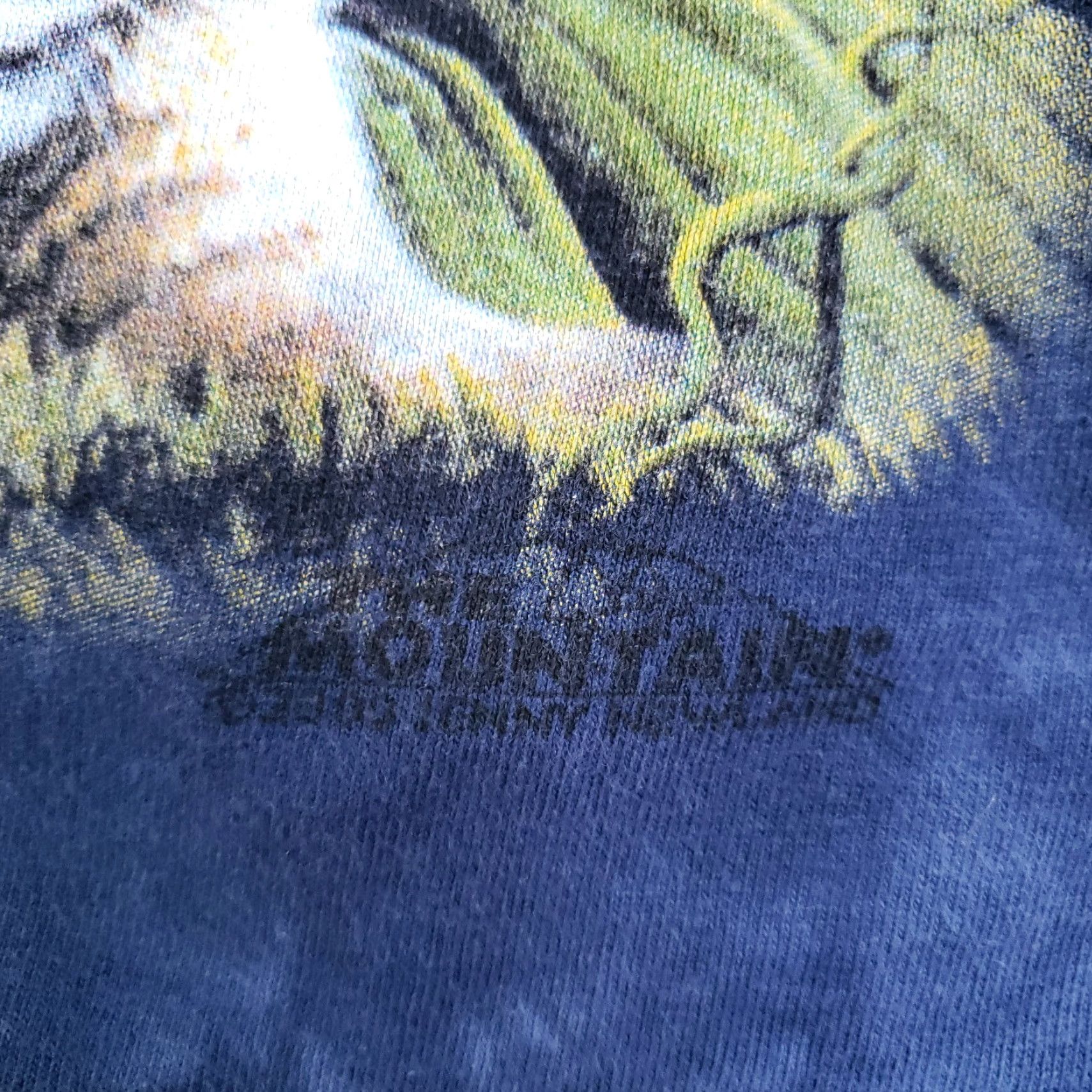 The Mountain VINTAGE The Mountain Shirt Mens Medium Blue Tie Dye Panda Elephant Animals Nature Size US M / EU 48-50 / 2 - 7 Thumbnail