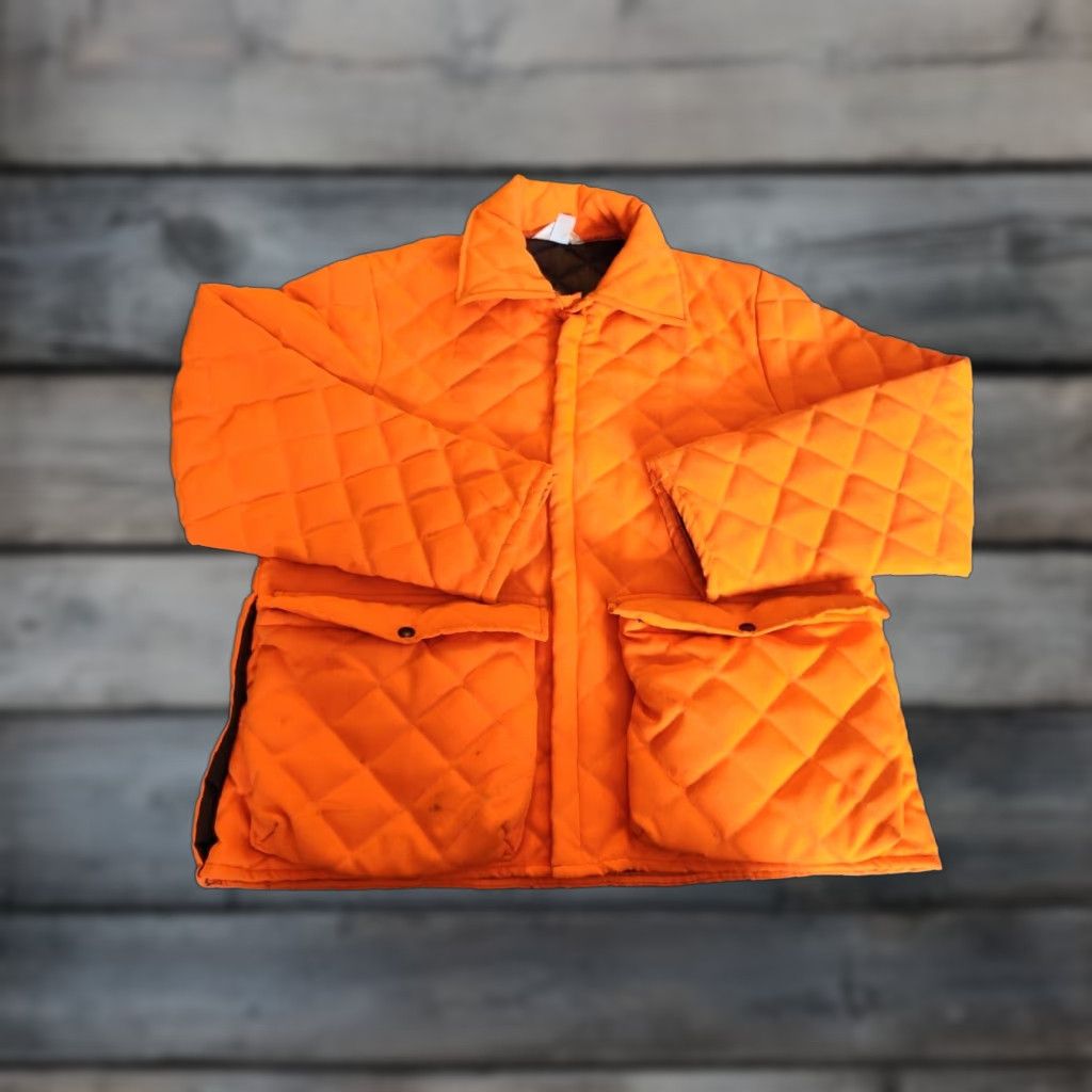 Vintage VINTAGE Clarkfield Outdoors Bomber Jacket Men L Orange 80s 90s Grunge Hunting US Made Size US L / EU 52-54 / 3 - 1 Thumbnail
