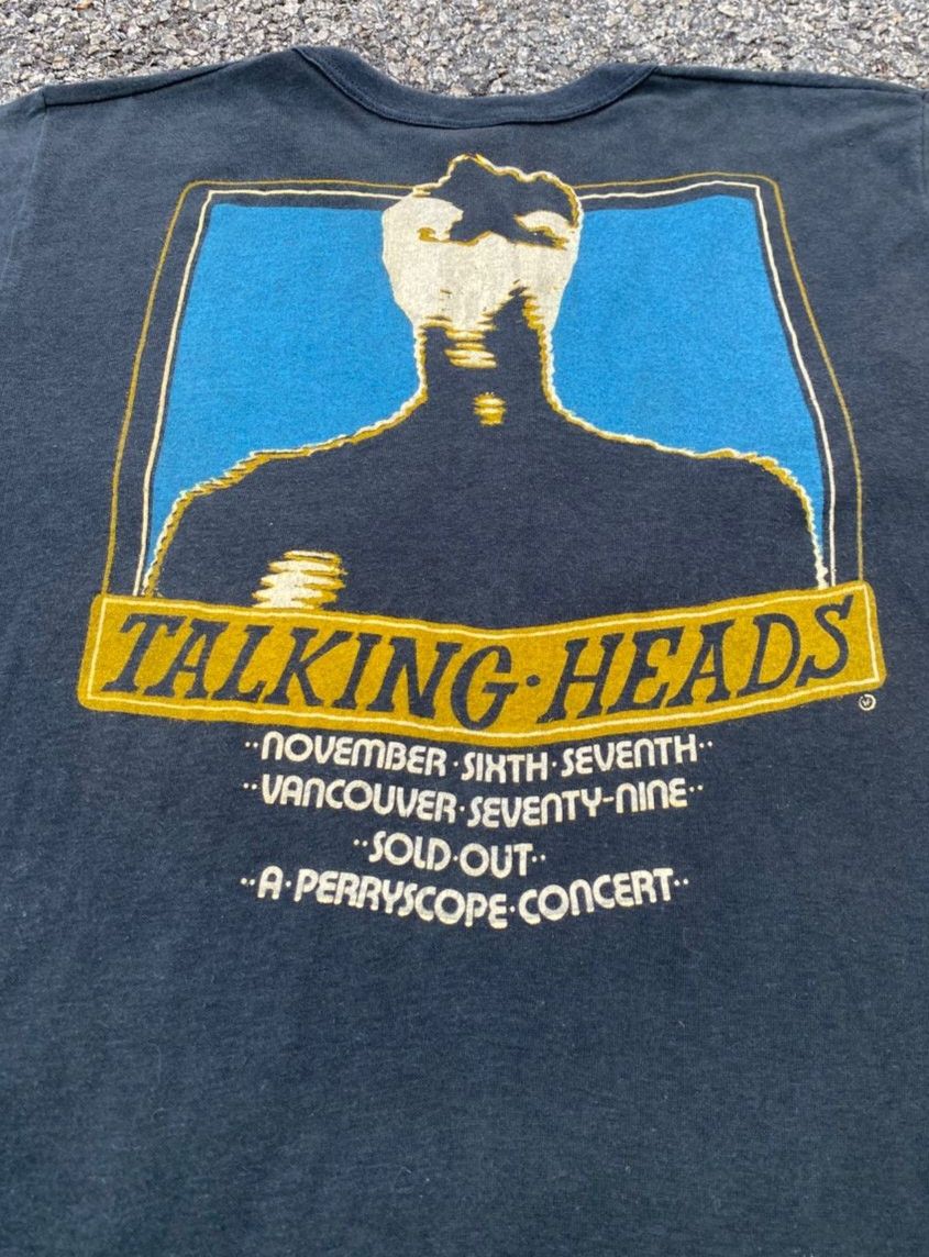Band Tees Rare Vintage Talking Heads Sold Out Perryscope Concert 1979 Size US M / EU 48-50 / 2 - 3 Thumbnail