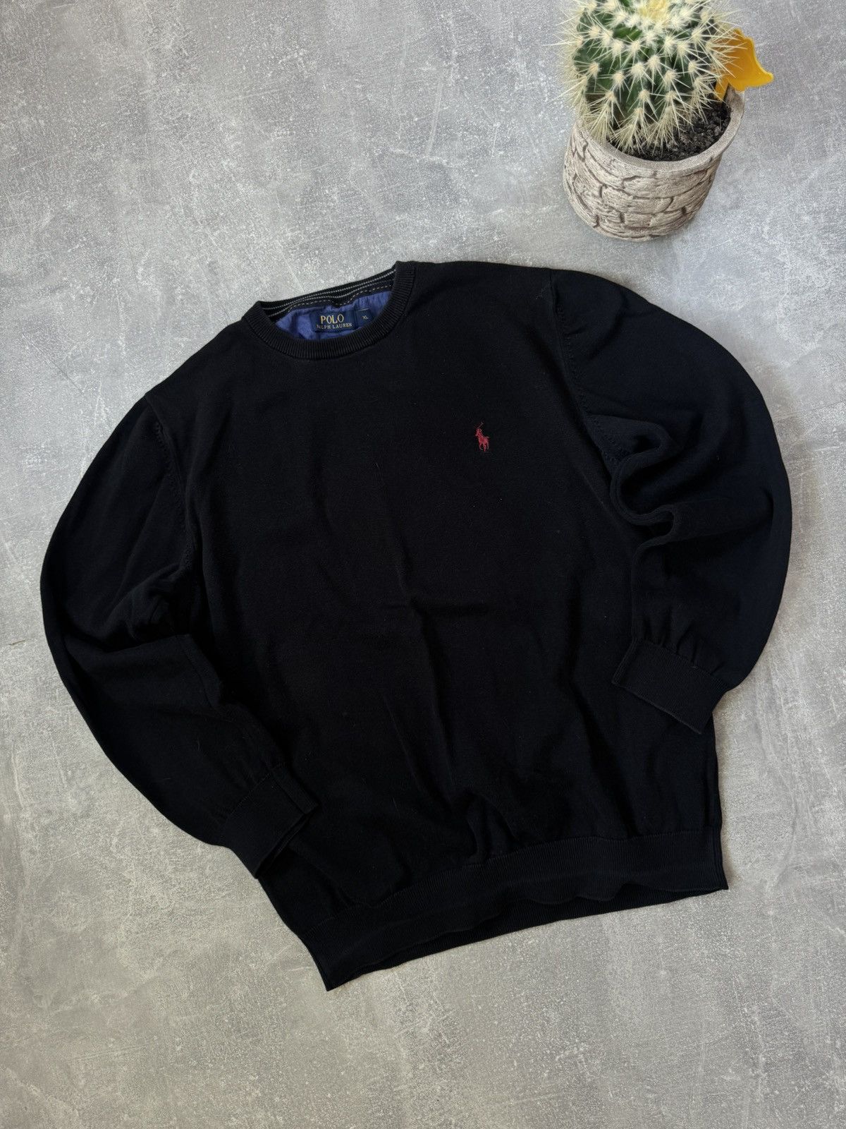 Other Crazy Vintage Small Logo Polo Ralph Lauren Sweater Size US XL / EU 56 / 4 - 2 Thumbnail