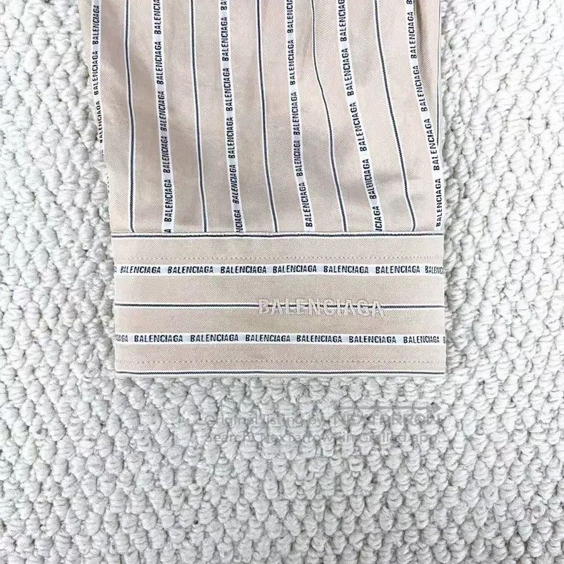 Balenciaga Balenciaga 100% Pure Mulberry Silk Pocketed Vertical Strip Size L / US 10 / IT 46 - 4 Thumbnail