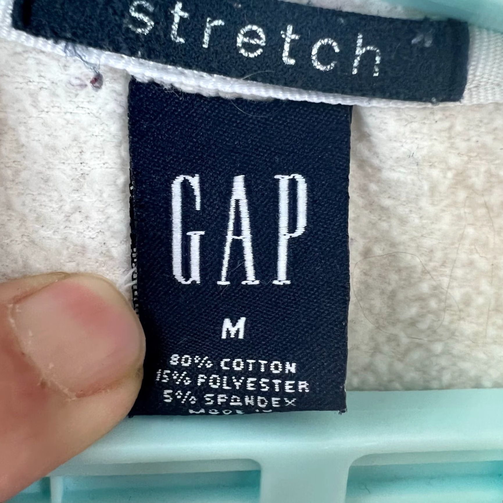 Gap Gap Zip Up Hoodie Women M White Long Sleeve Full Zip Hooded Activewear Solid Logo Size M / US 6-8 / IT 42-44 - 4 Thumbnail