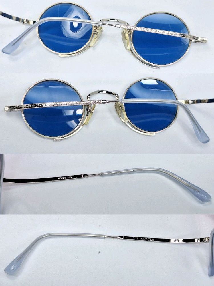 Other NICOLE 2171 Mitsuhiro Matsuda Steampunk Round Glasses Size ONE SIZE - 8 Thumbnail
