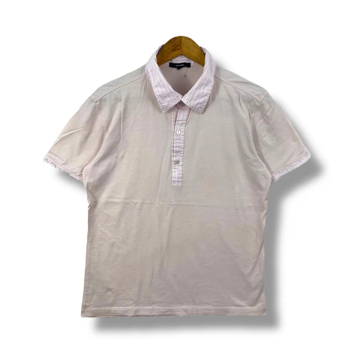 Designer INED HOMME By Yohji Yamamoto Polo Shirt Size 3 Size M / US 6-8 / IT 42-44 - 1 Thumbnail