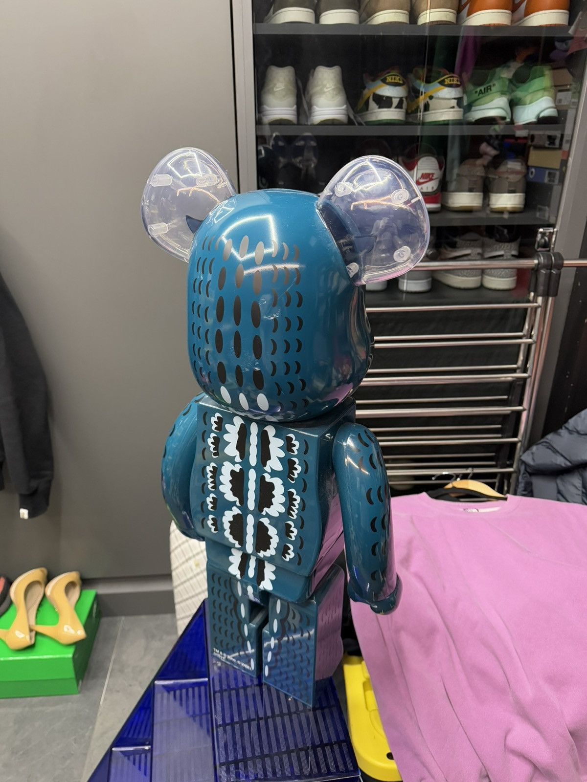 Medicom Toy Bearbrick Godzilla 1000% Blue Medicom Size ONE SIZE - 5 Thumbnail