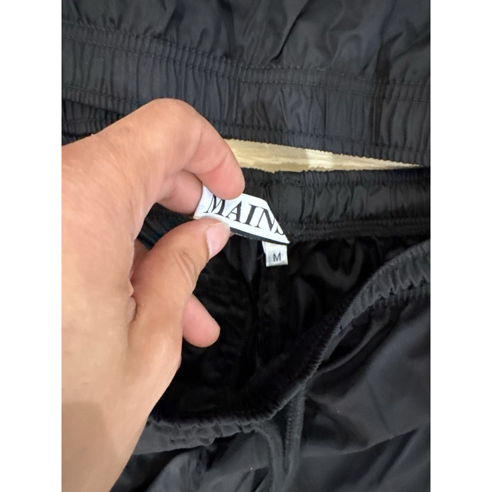 MAINS Skepta Mains London Nylon Tracksuit Top & Bottom Black Size US M / EU 48-50 / 2 - 6 Thumbnail