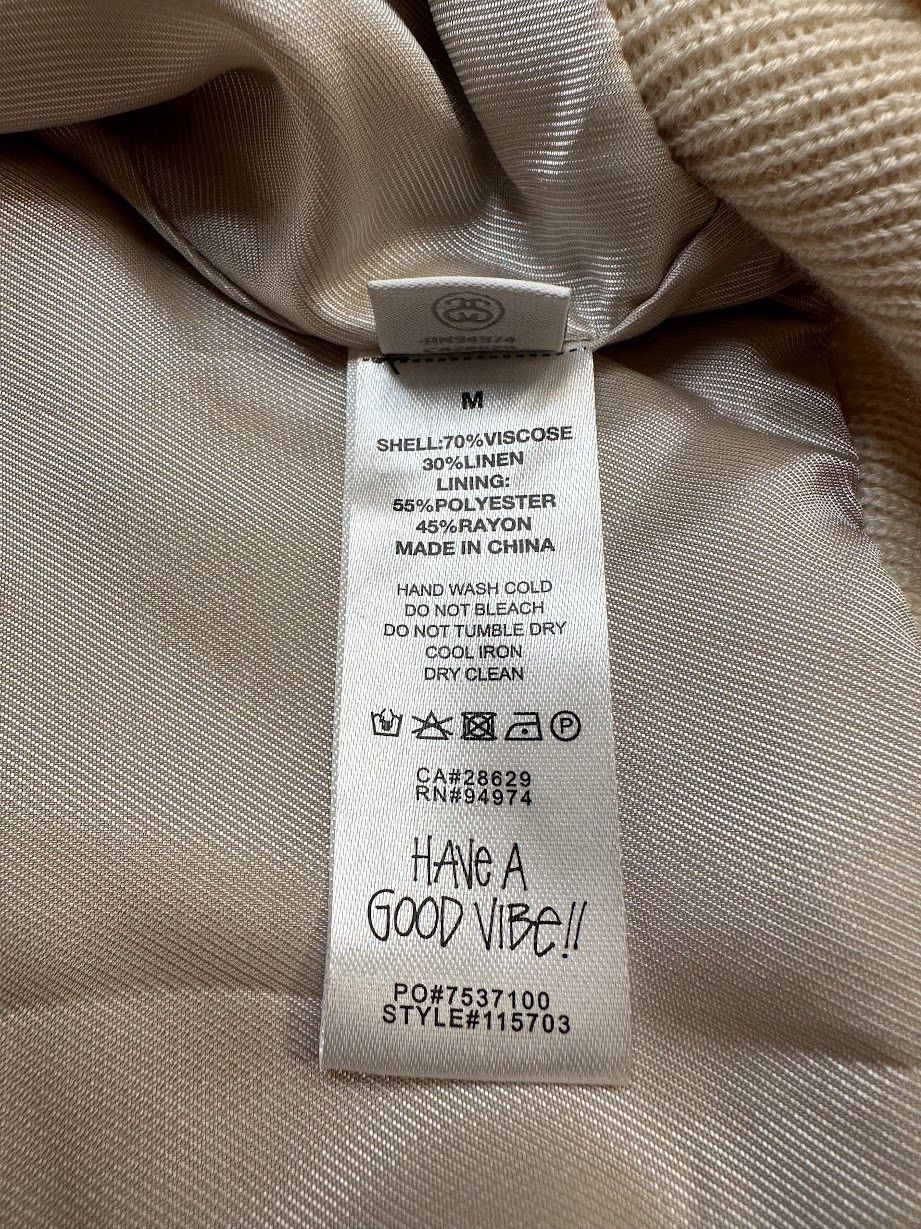 Stussy Stussy Linen Beach Bomber Size US M / EU 48-50 / 2 - 5 Thumbnail