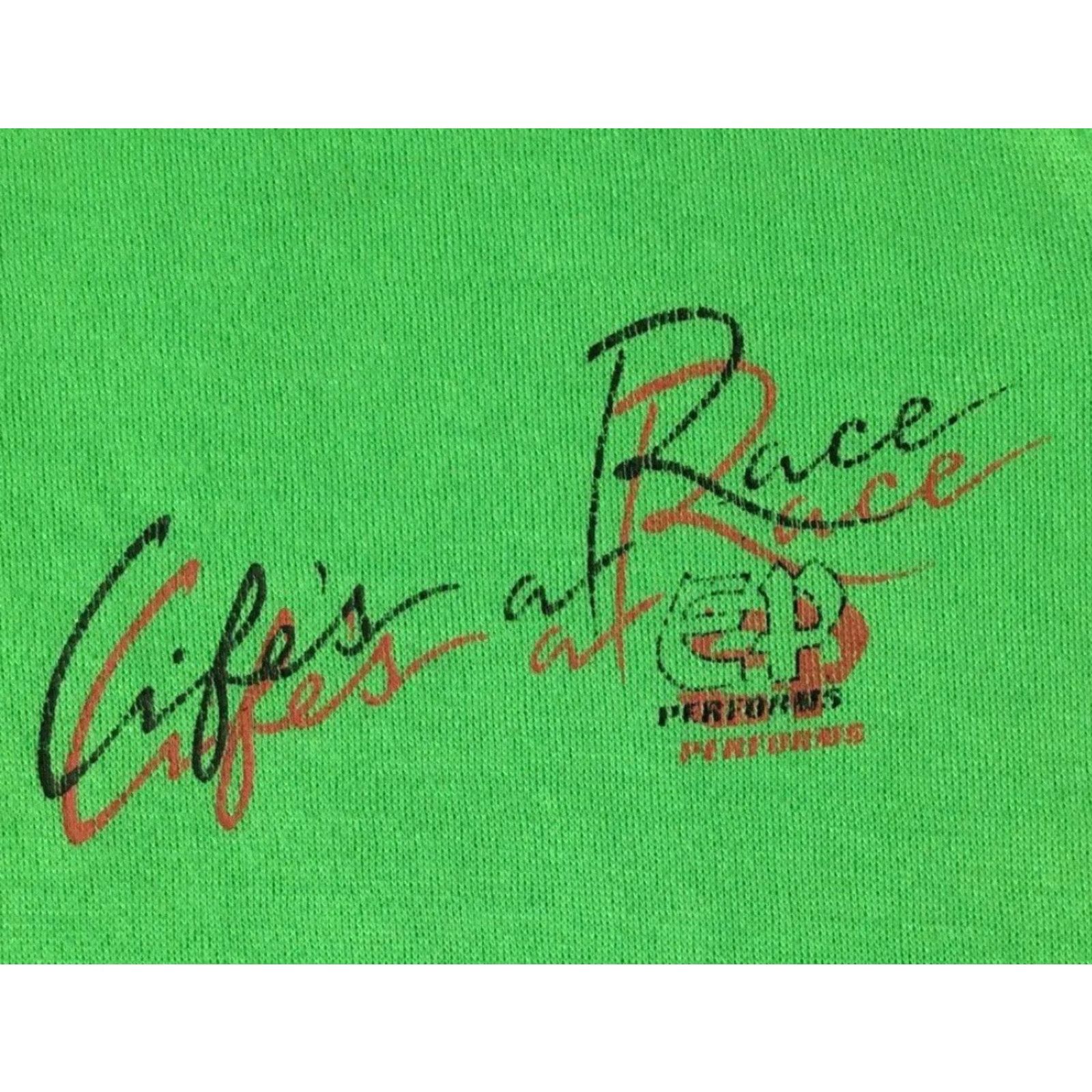 Vintage Vtg 80s EP Performs Life’s A Race Faded Motocross Hoodie M Green Fox Neon 90s Racing Mens Size US M / EU 48-50 / 2 - 4 Thumbnail