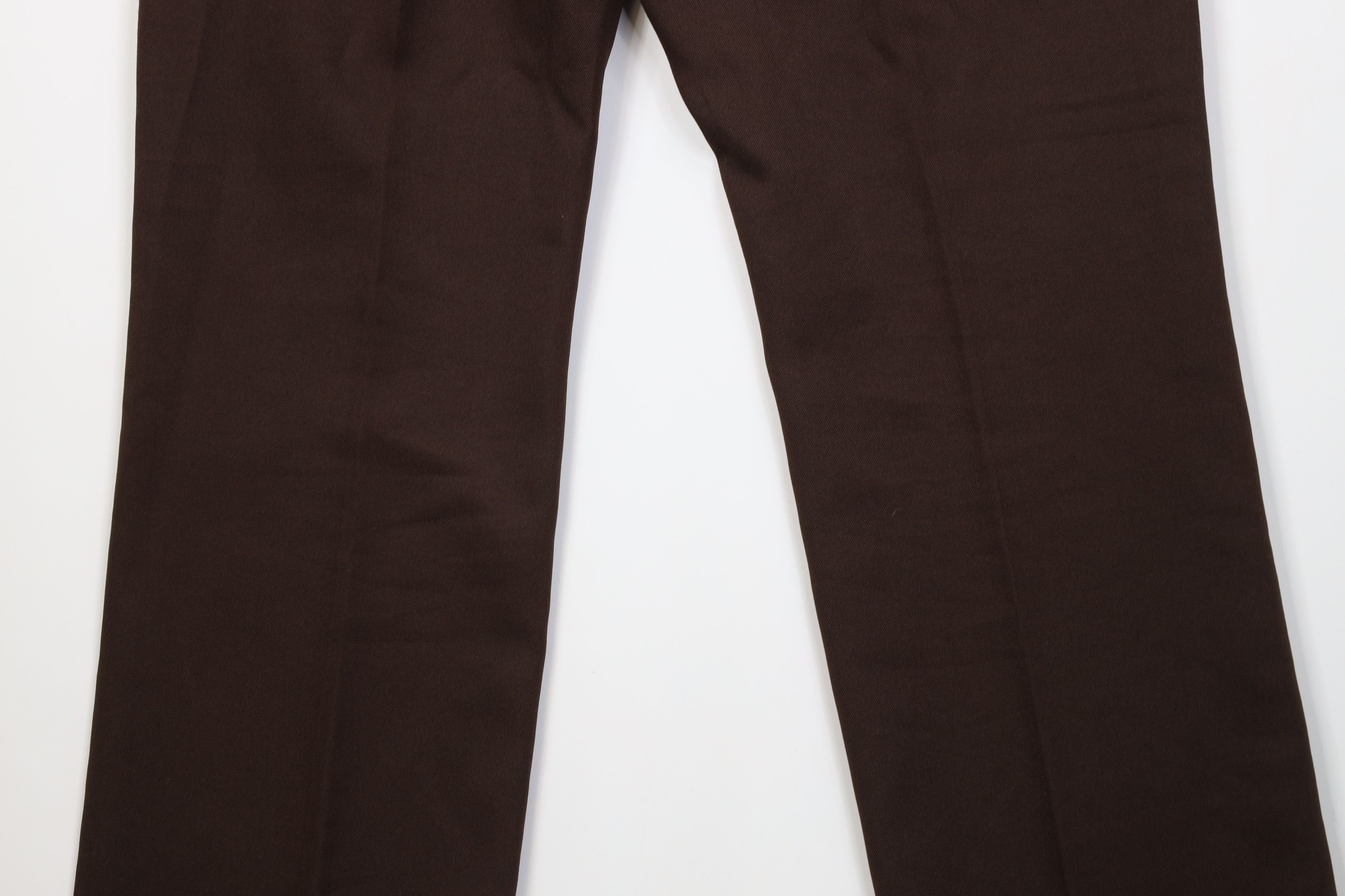 Vintage Vintage 70s Streetwear Flared Wide Leg Chino Pants Brown USA Size US 36 / EU 52 - 12 Thumbnail