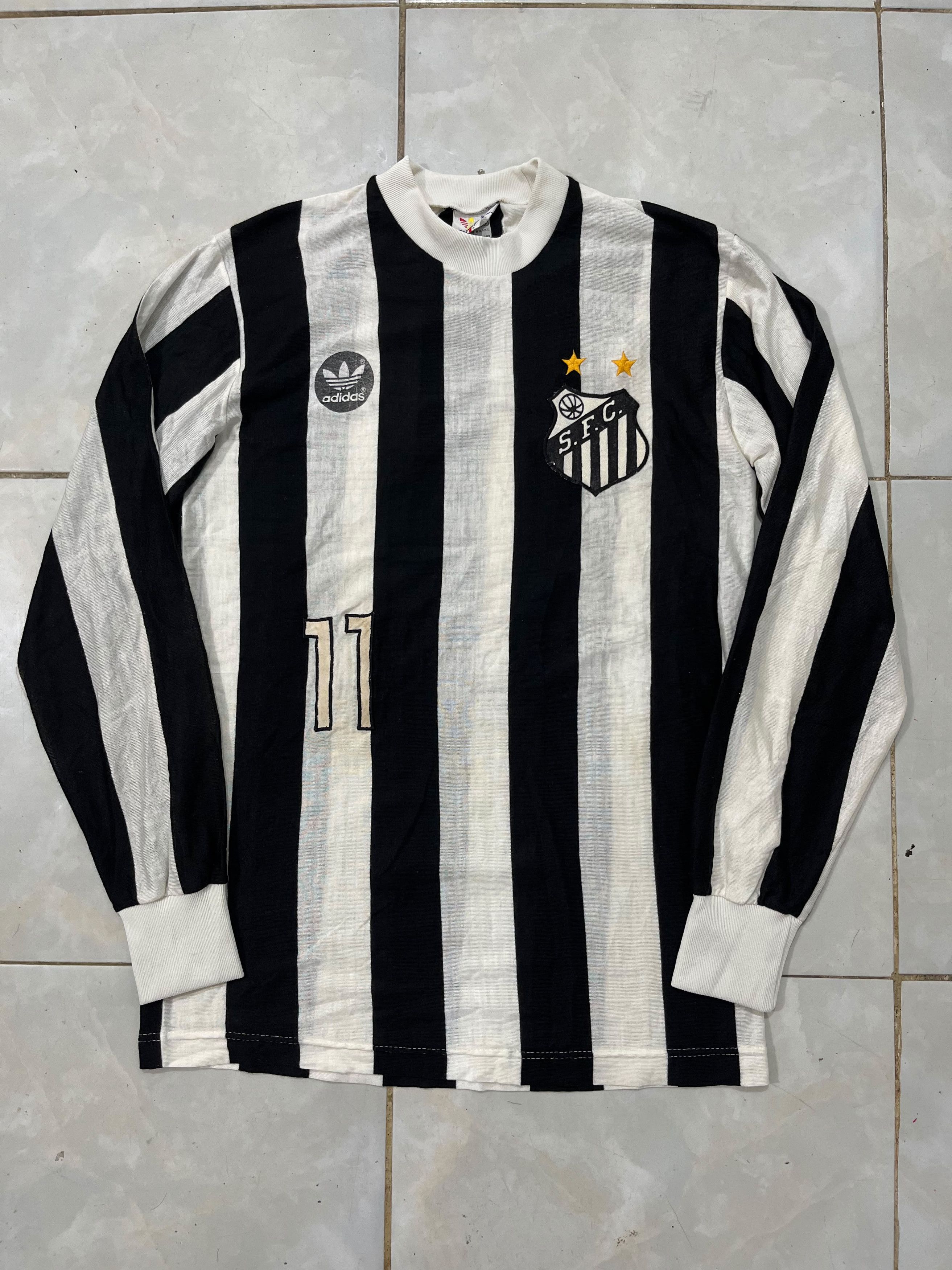 Santos S.F.C. ユニフォーム ヴィンテージ年代オールド Vintage Rare Vintage Long Sleeve Santos FC Jersey 84/85 | Grailed