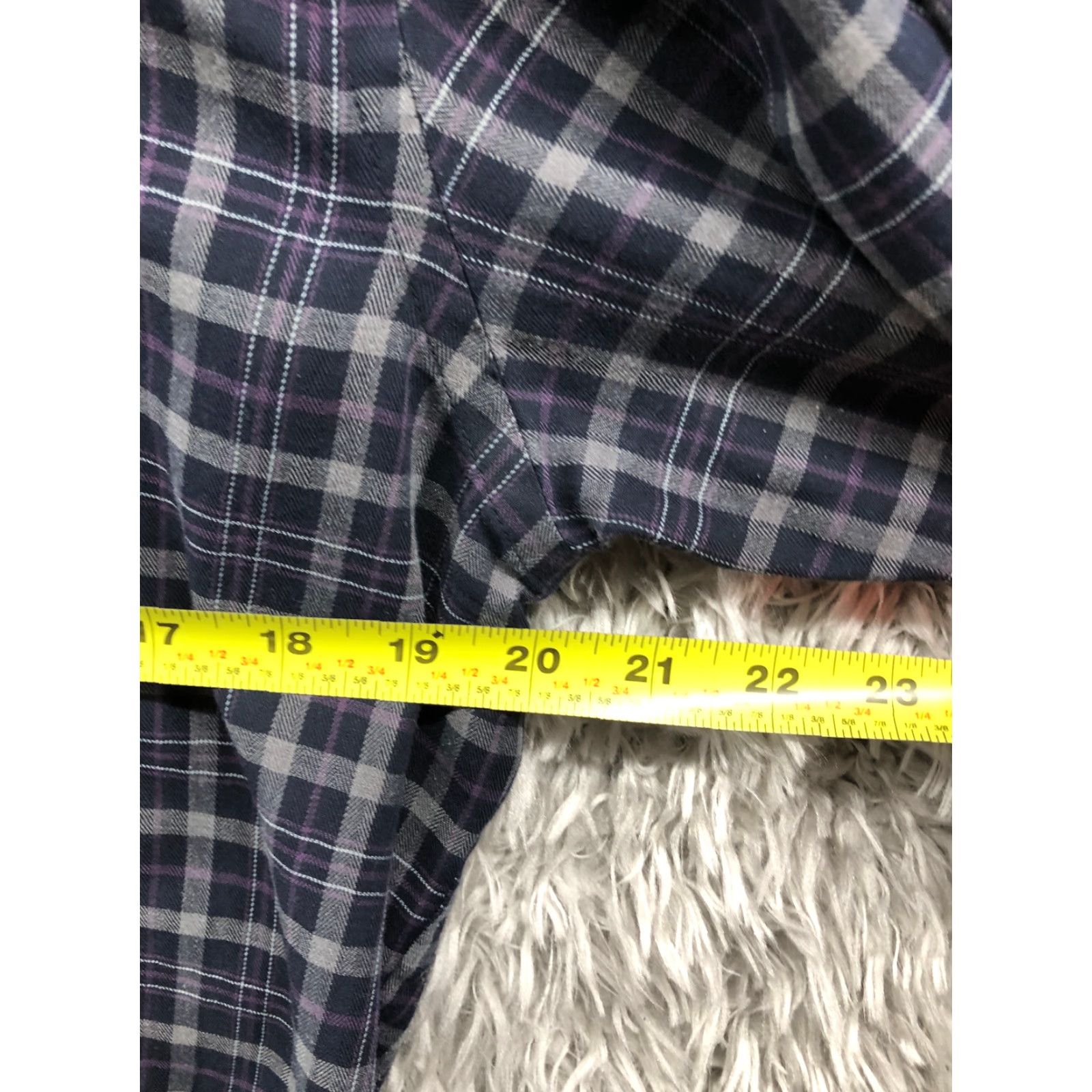 Van Heusen Van Heusen Shirt Multicolor Plaid Long Sleeve Button-Down Collar M Mens Regular Font Size US M / EU 48-50 / 2 - 5 Thumbnail
